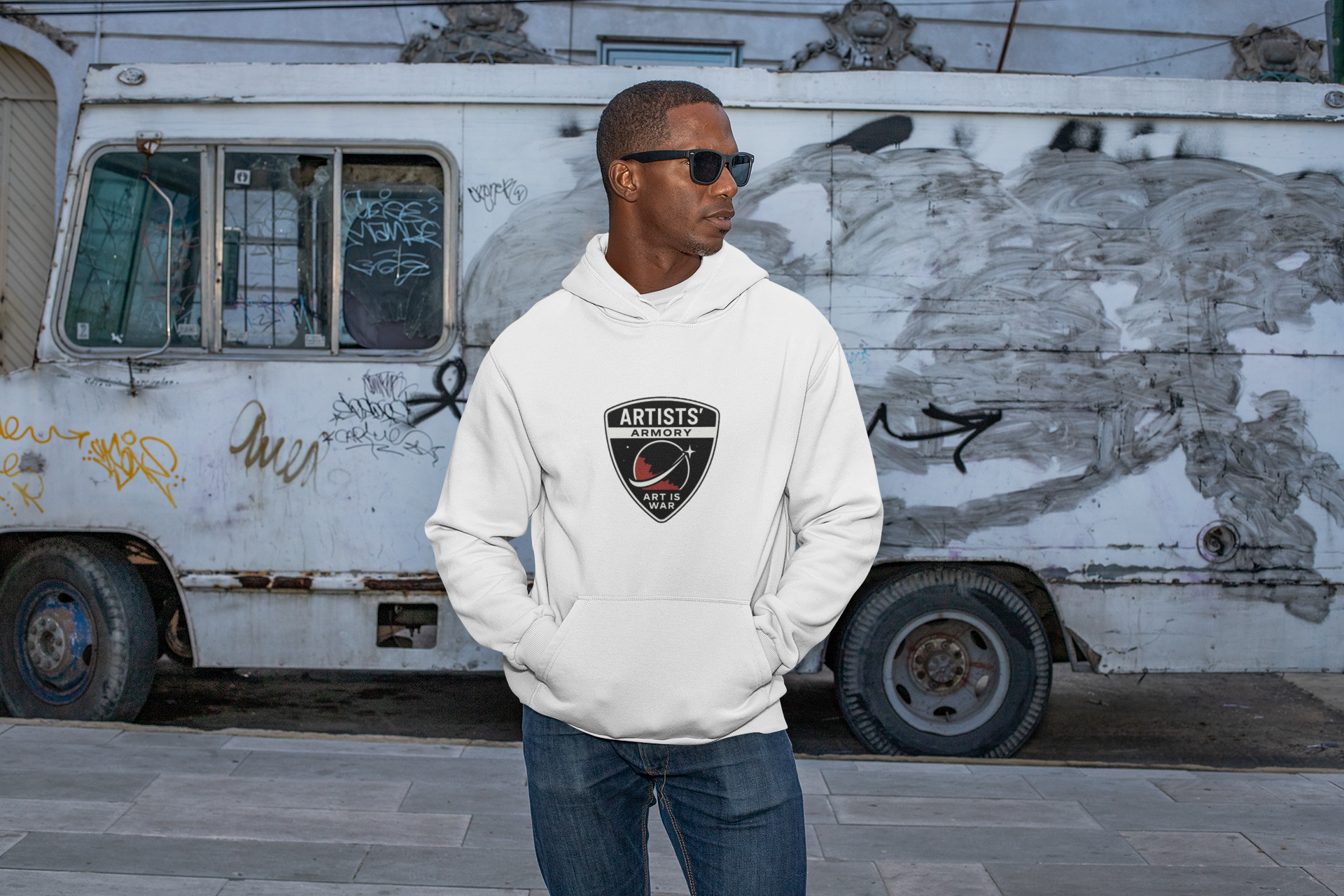 Art Is War Hoodie – Artists’ Armory Streetwear