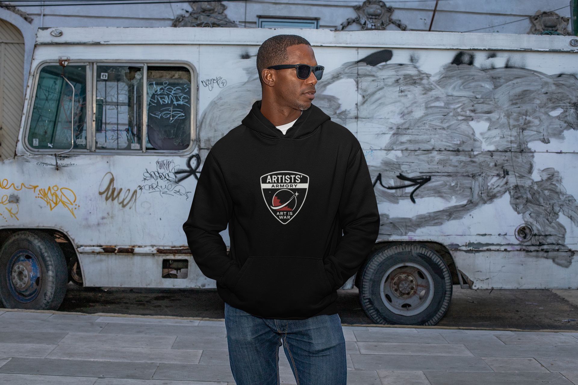 Art Is War Hoodie – Artists’ Armory Streetwear
