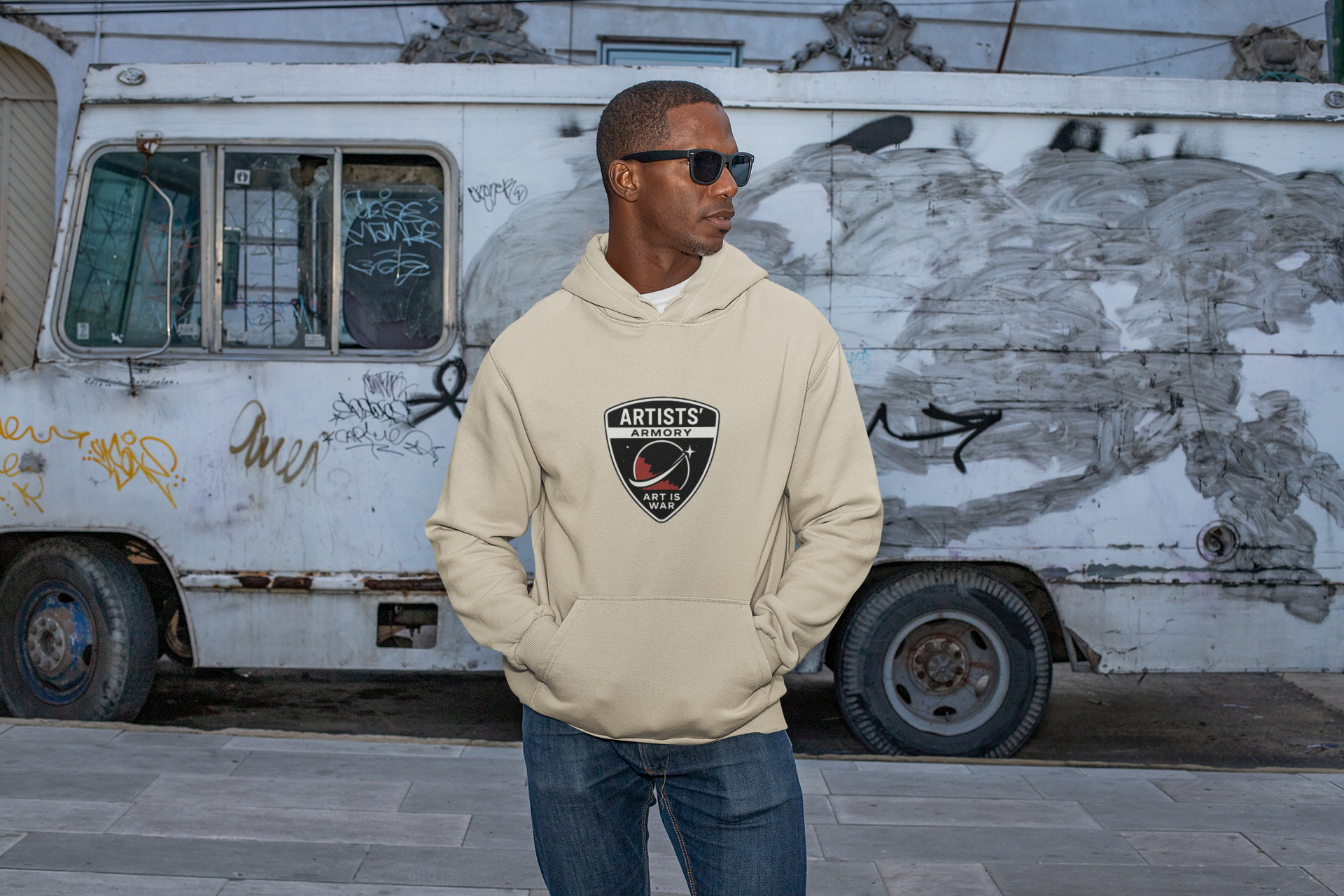 Art Is War Hoodie – Artists’ Armory Streetwear