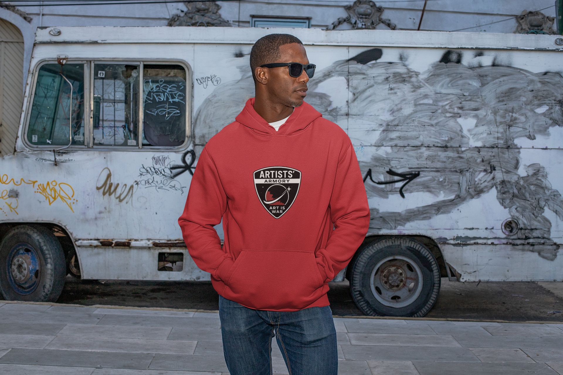Art Is War Hoodie – Artists’ Armory Streetwear