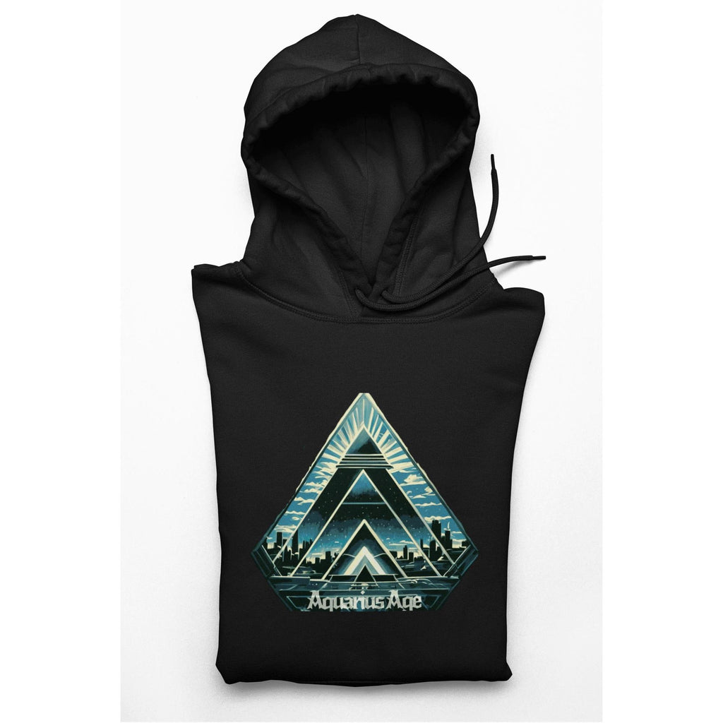 Aquarius Age Hoodie – Digital Pyramid | Artists’ Armory