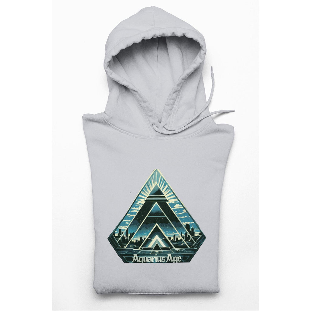 Aquarius Age Hoodie – Digital Pyramid | Artists’ Armory