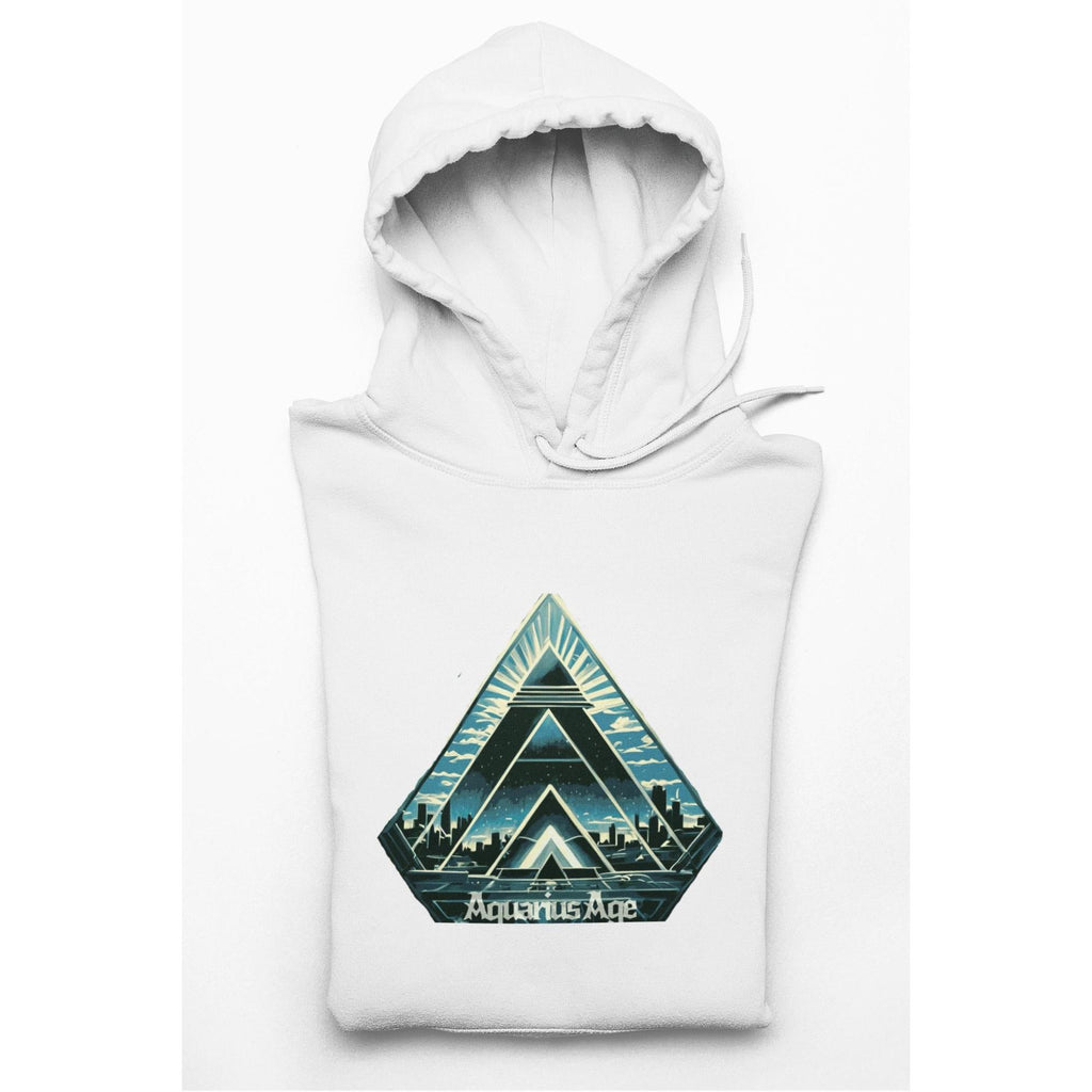 Aquarius Age Hoodie – Digital Pyramid | Artists’ Armory