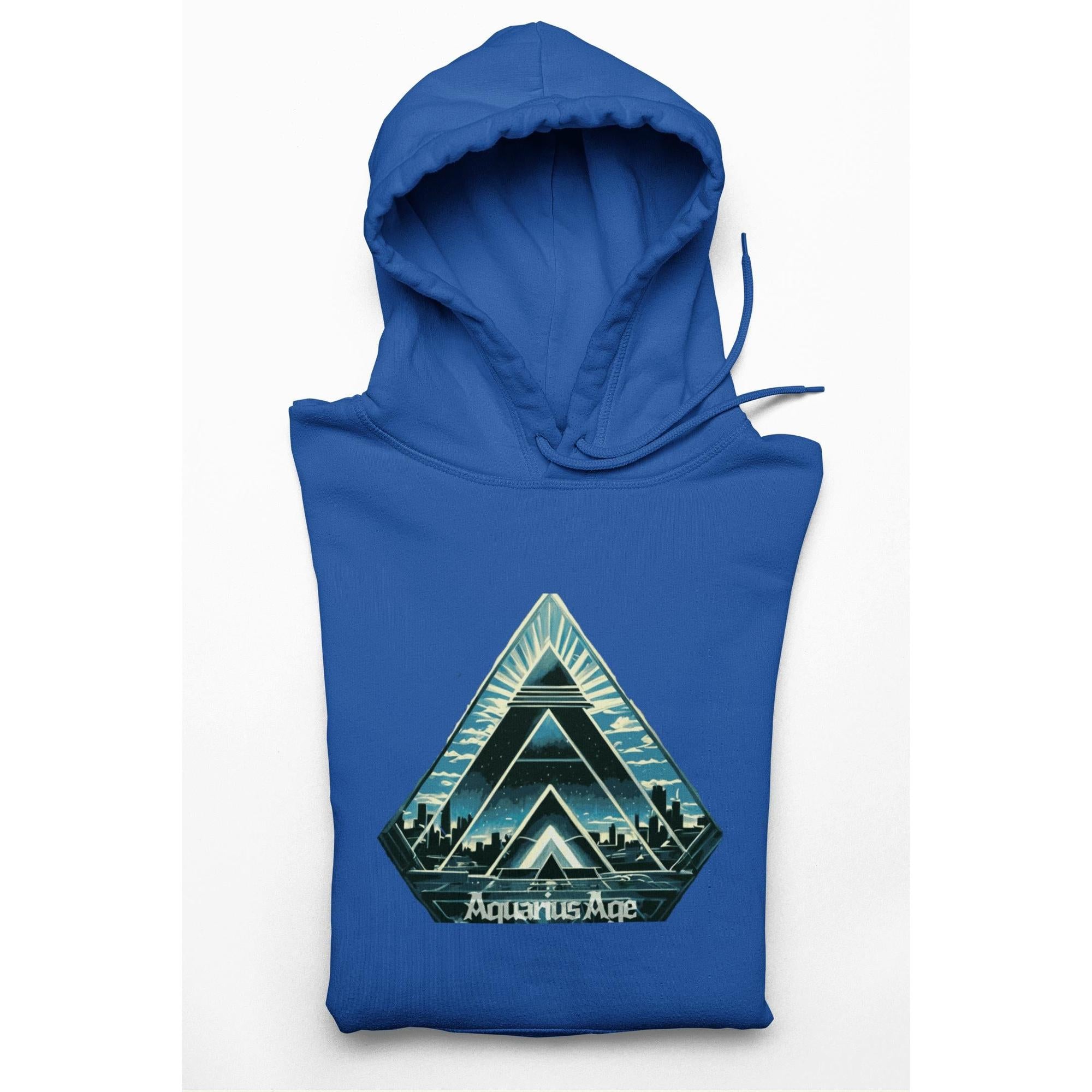 Aquarius Age Hoodie – Digital Pyramid | Artists’ Armory
