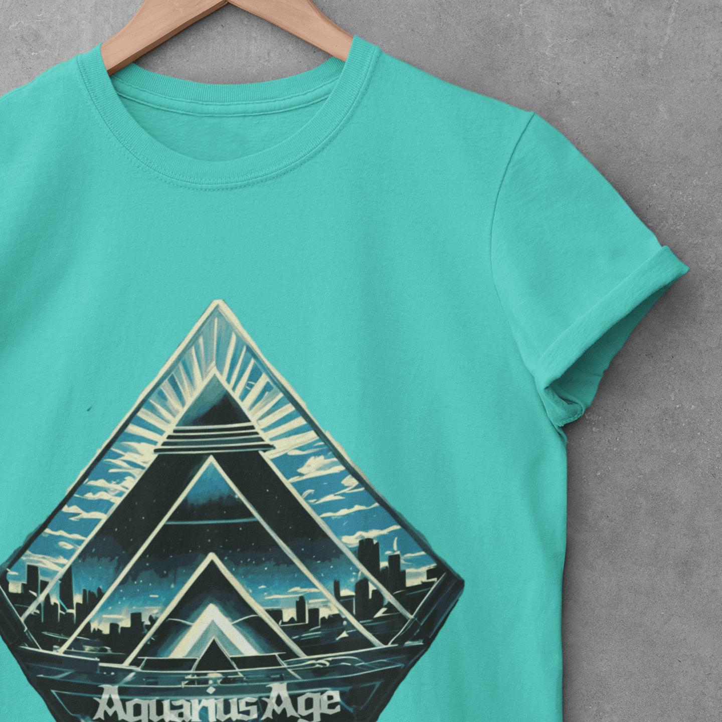 Aquarius Age Postmodern Pyramid Tee | Artists’ Armory