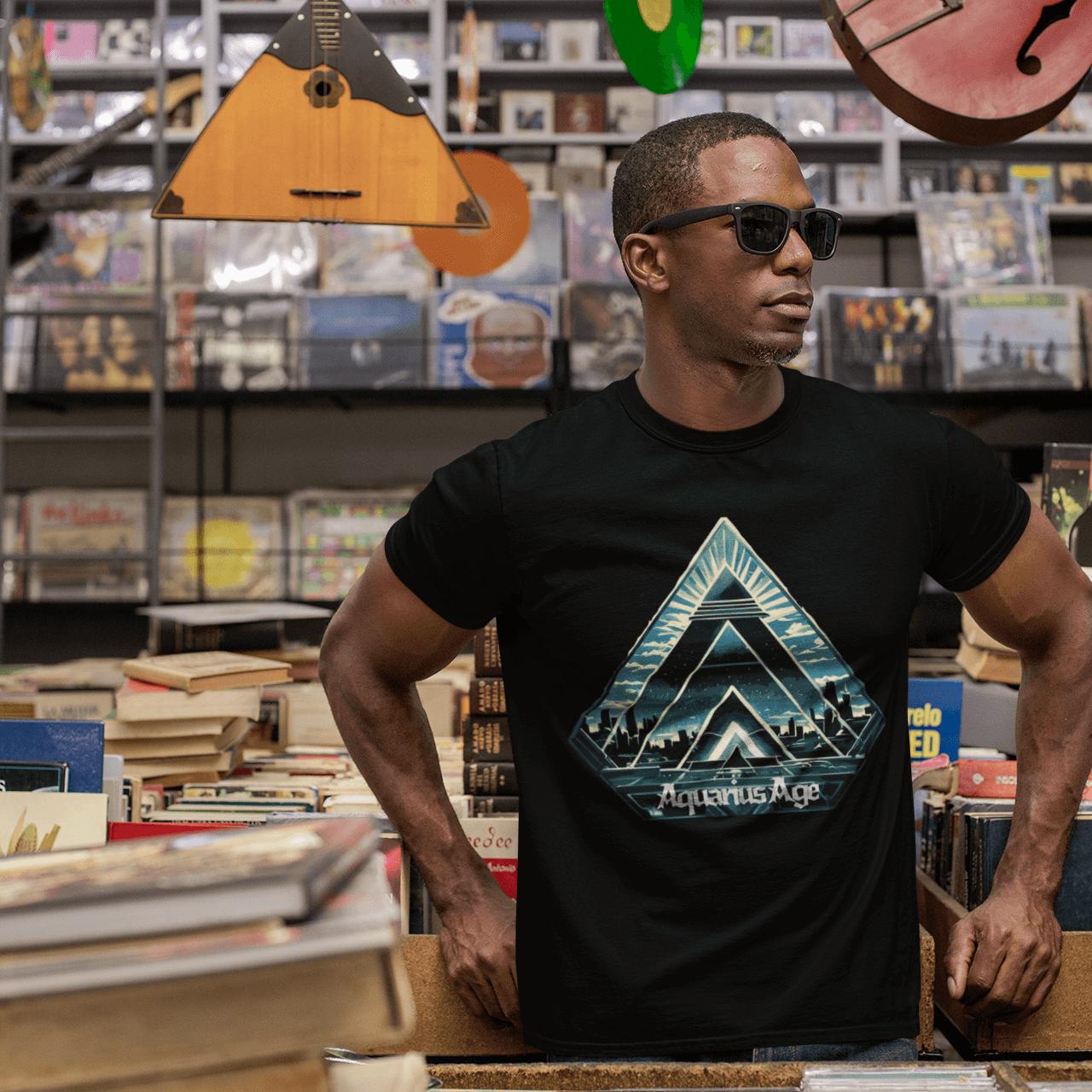 Aquarius Age Postmodern Pyramid Tee | Artists’ Armory