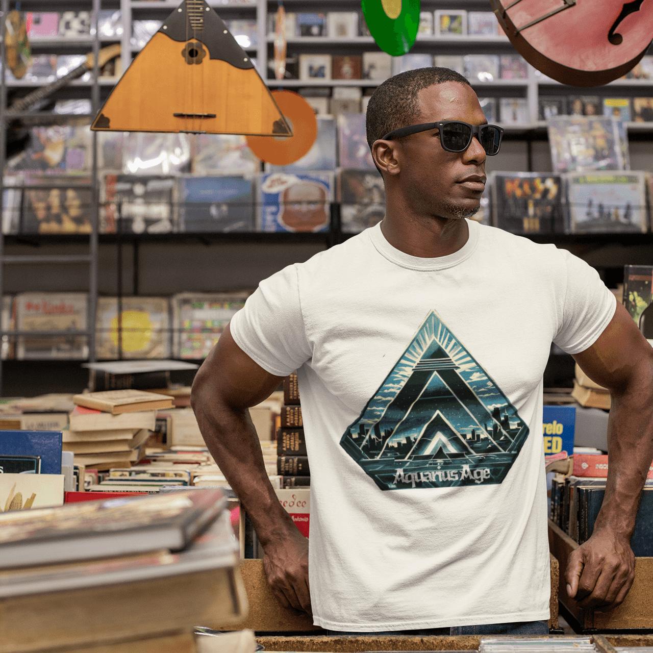 Aquarius Age Postmodern Pyramid Tee | Artists’ Armory