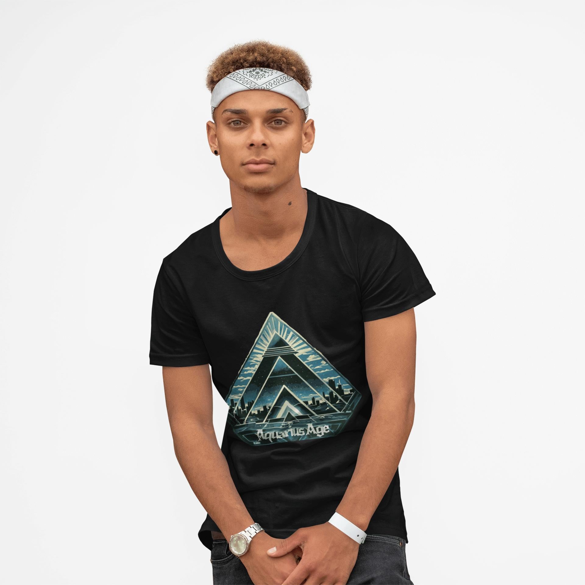 Aquarius Age Postmodern Pyramid Tee | Artists’ Armory