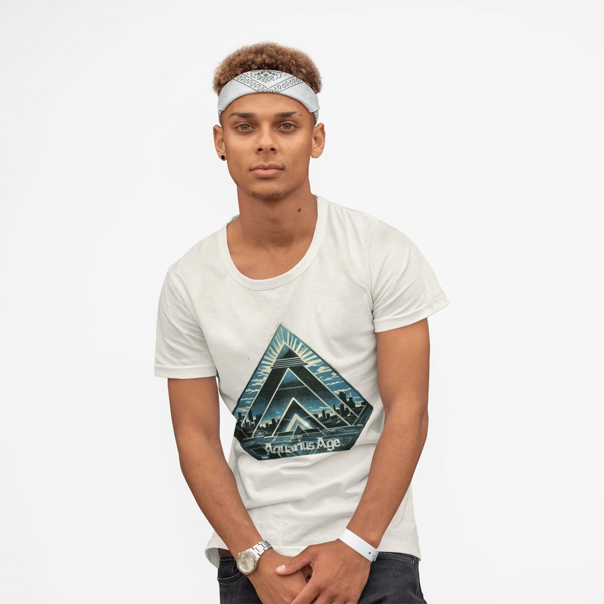 Aquarius Age Postmodern Pyramid Tee | Artists’ Armory
