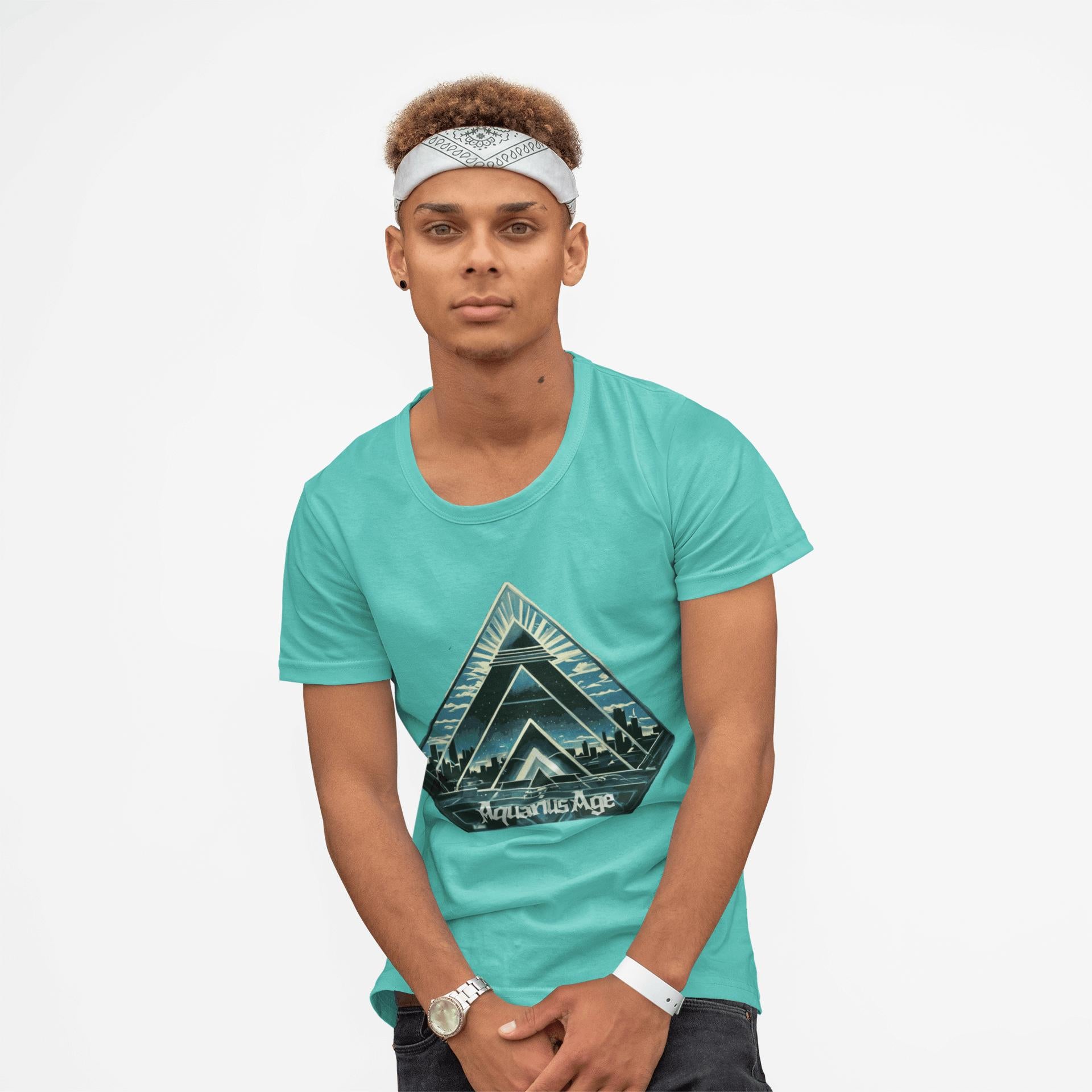 Aquarius Age Postmodern Pyramid Tee | Artists’ Armory