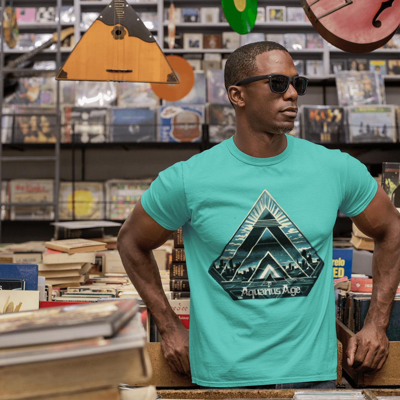 Aquarius Age Postmodern Pyramid Tee | Artists’ Armory