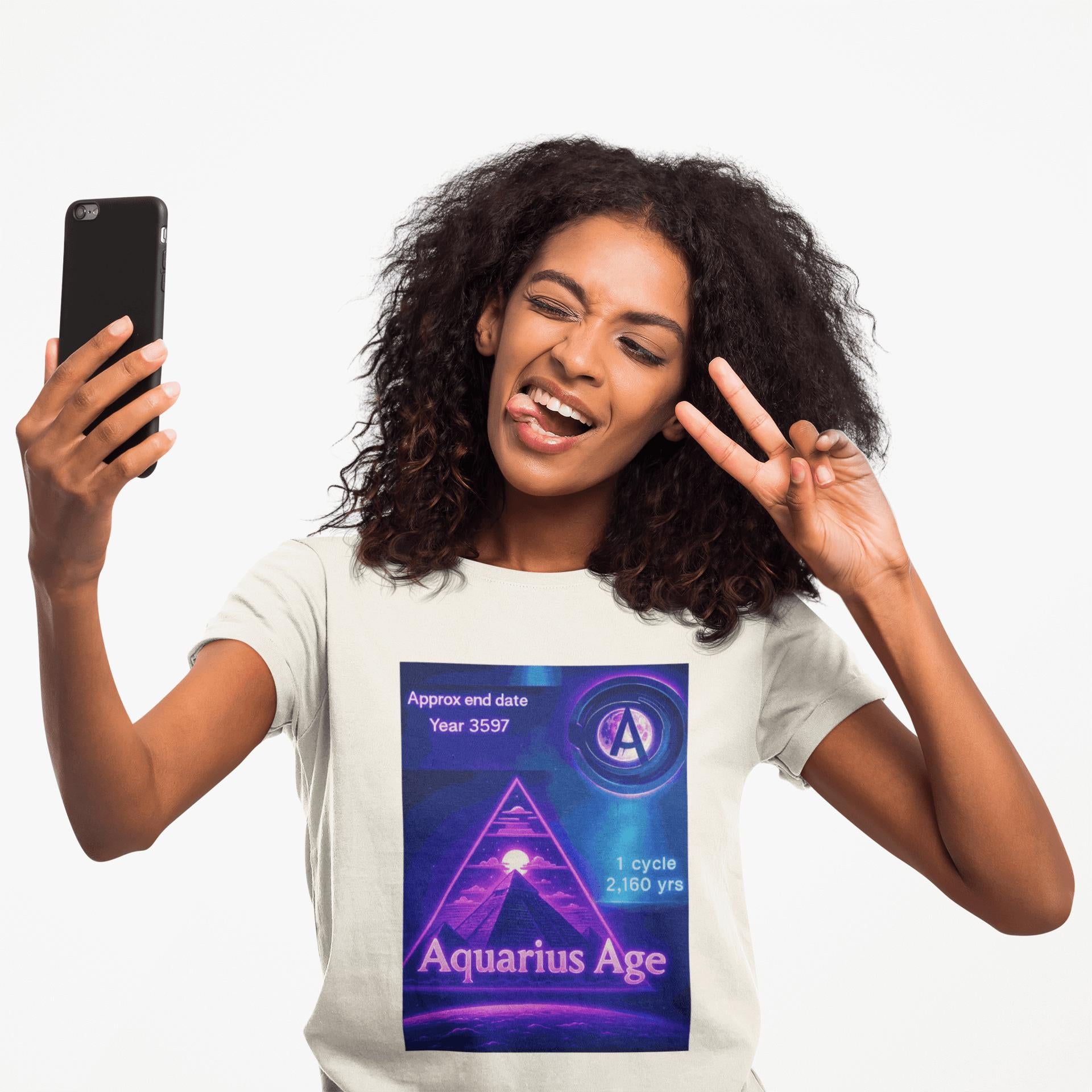 Aquarius Age – Zodiac Graphic Tee | Artists’ Armory