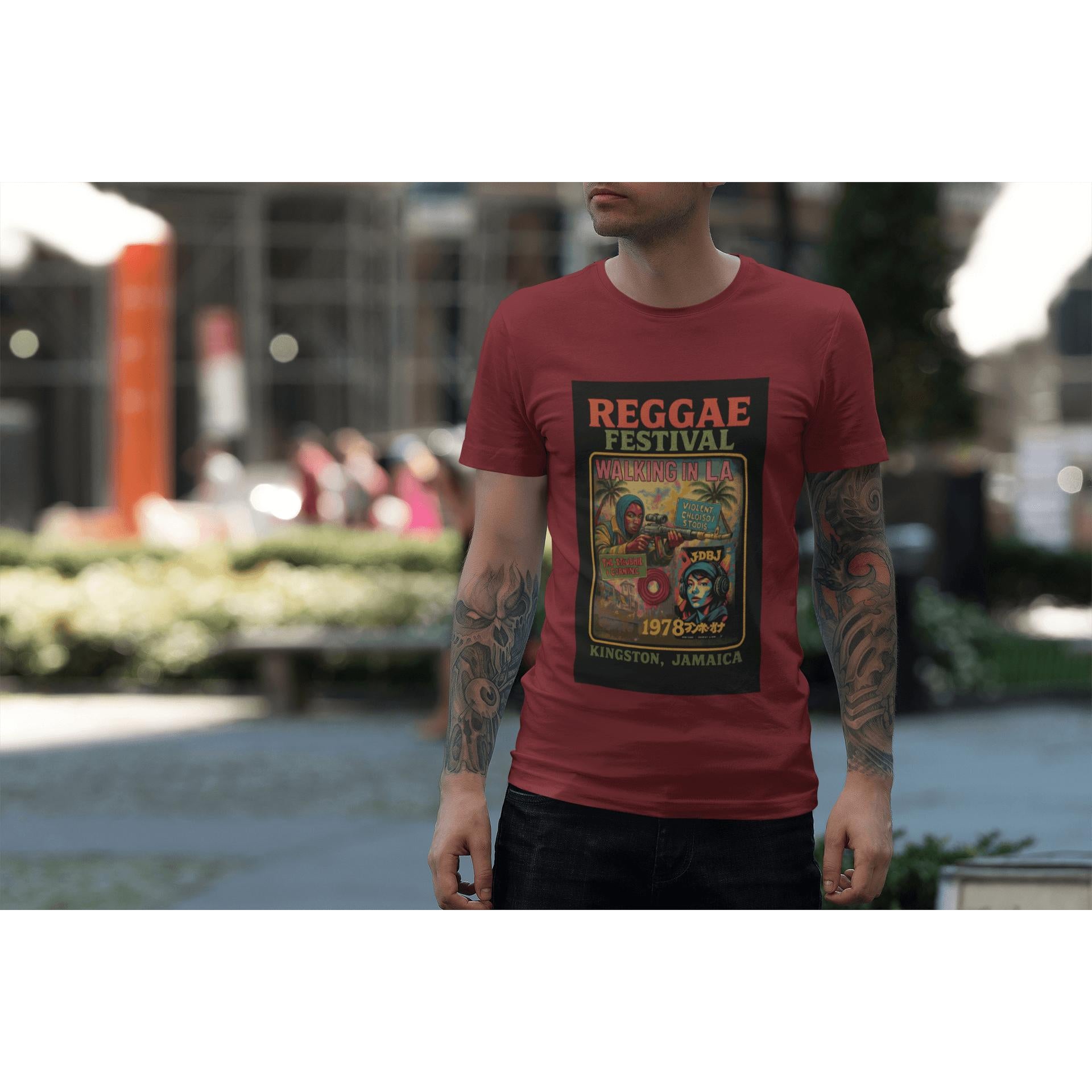 Artists’ Armory Retro Reggae LA Tee