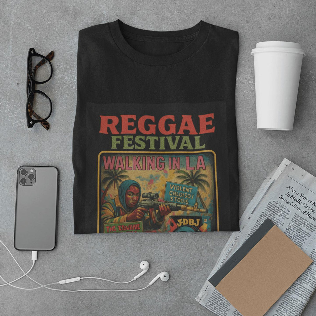 Artists’ Armory Retro Reggae LA Tee