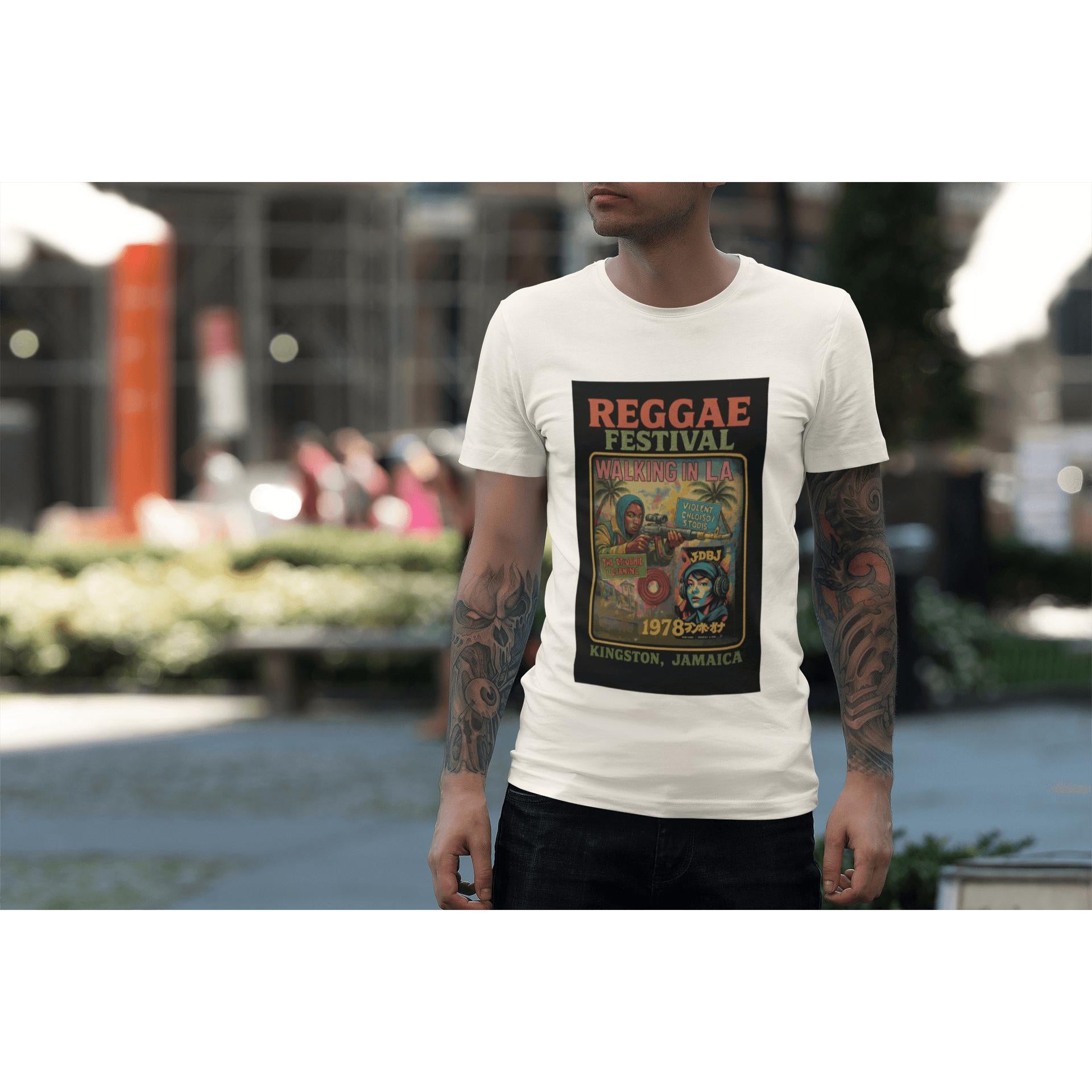 Artists’ Armory Retro Reggae LA Tee