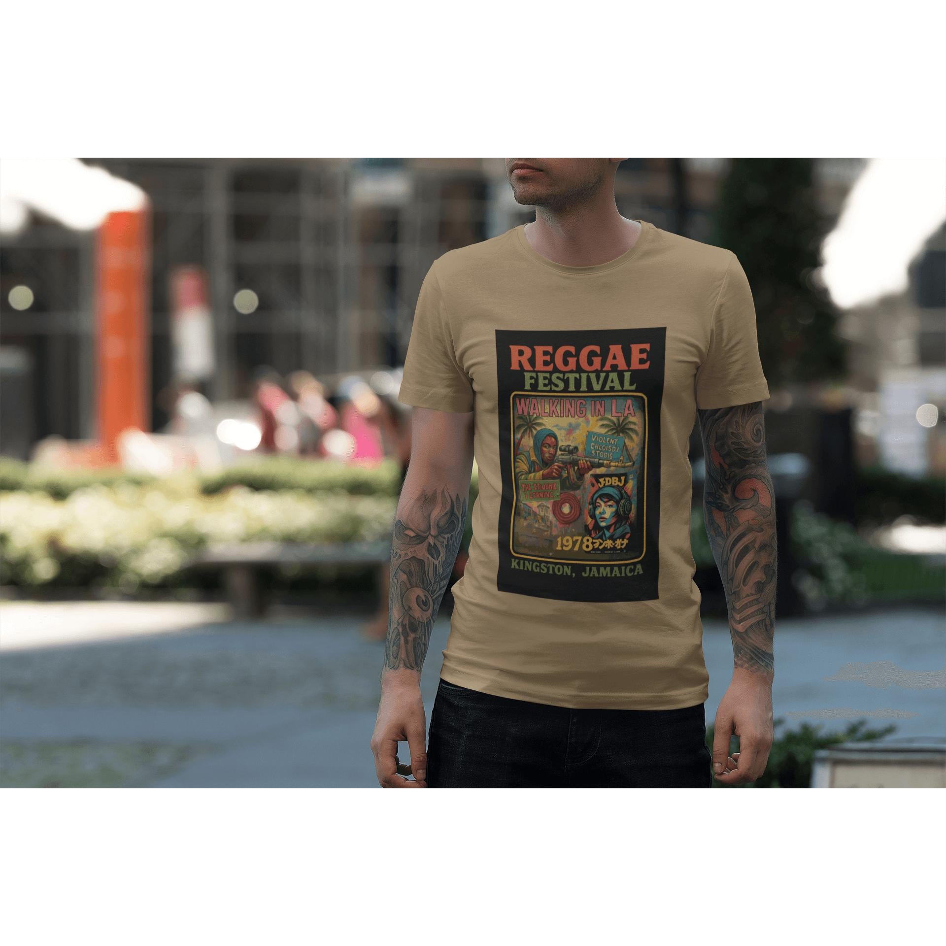 Artists’ Armory Retro Reggae LA Tee