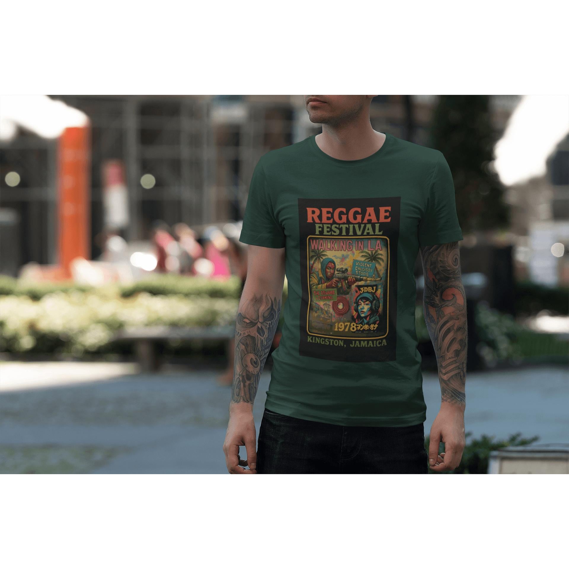 Artists’ Armory Retro Reggae LA Tee