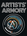 Logo of Artists' Armory with a stylized letter 'A' on a black background
