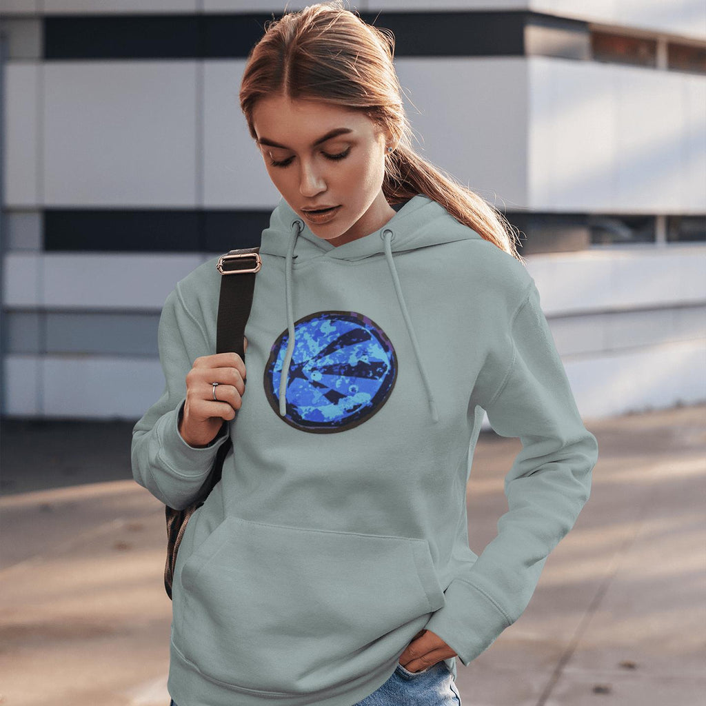 Blue Futurist Starburst Hoodie | Artists' Armory