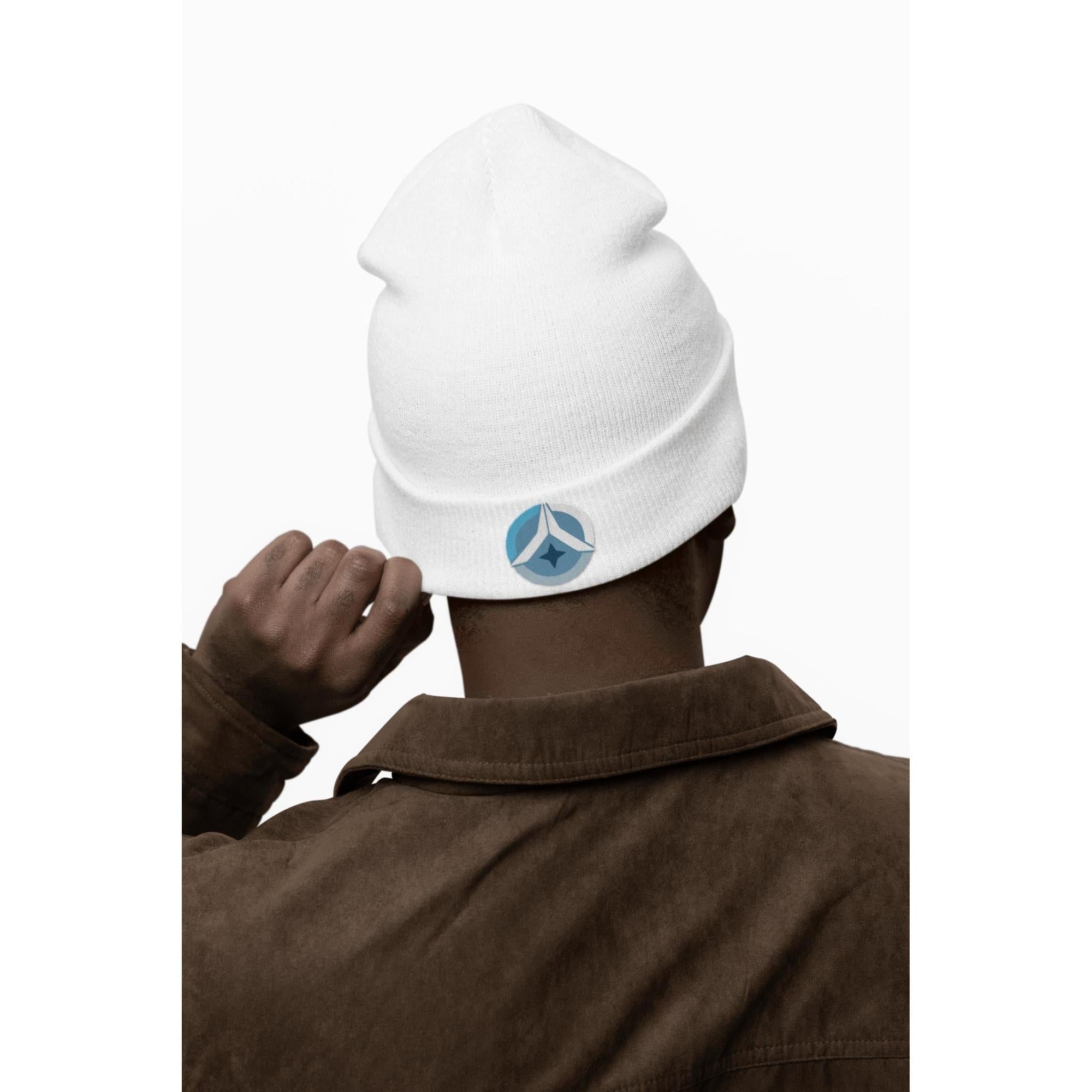 Cosmic Prayer White Beanie | Artists’ Armory