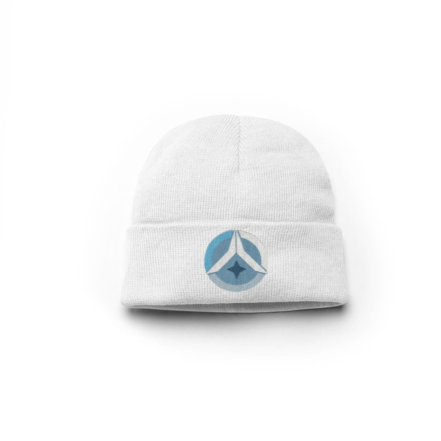 Cosmic Prayer White Beanie | Artists’ Armory