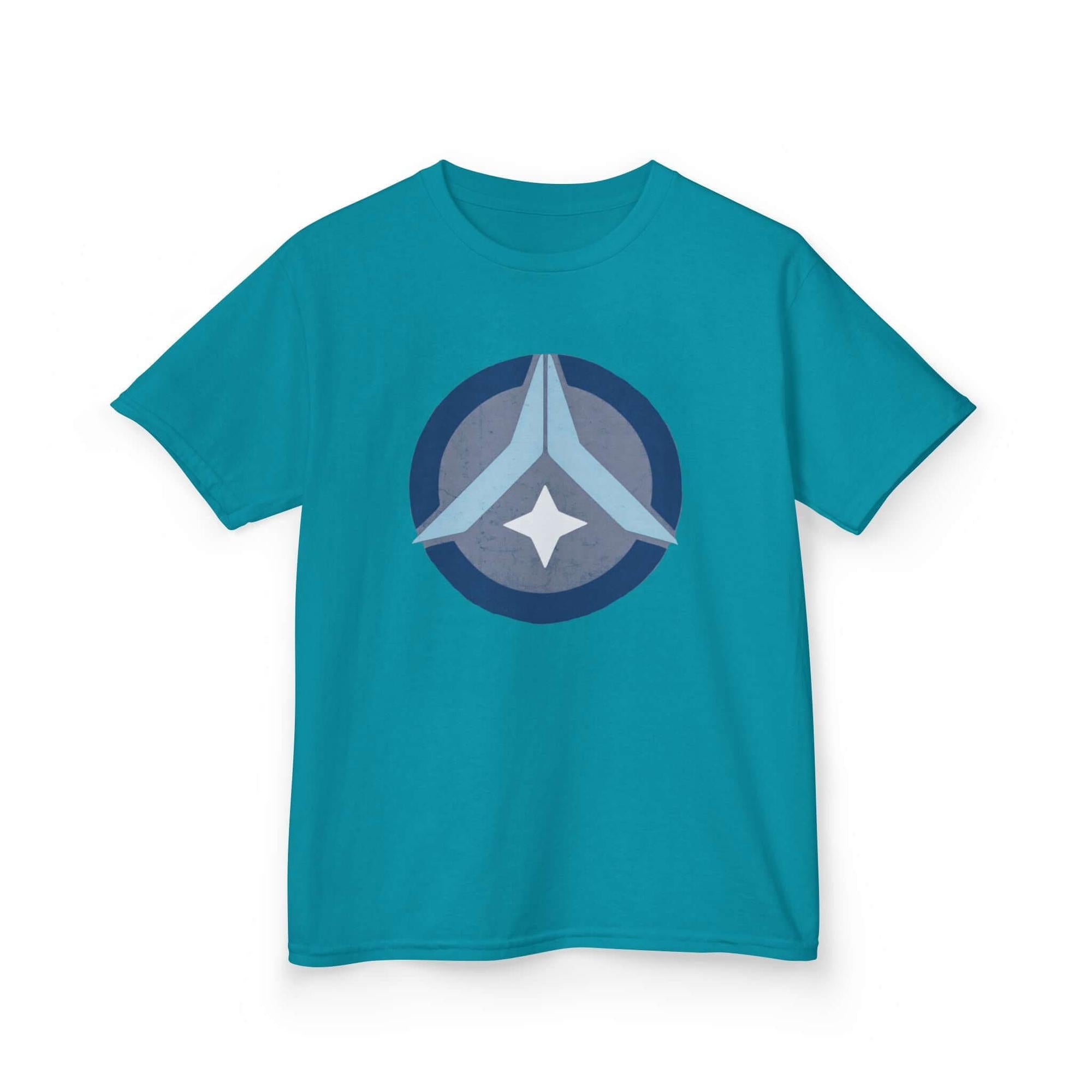 Cosmic Prayer Youth Tee – Tropical Blue | Artists’ Armory