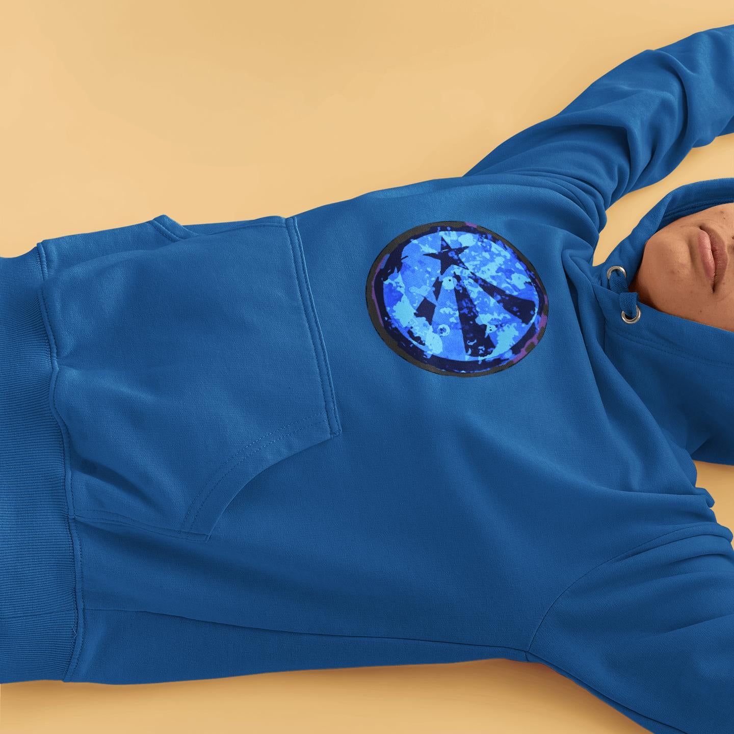 Cosmic Star Youth Hoodie – Blue Graphic | Artists' Armory
