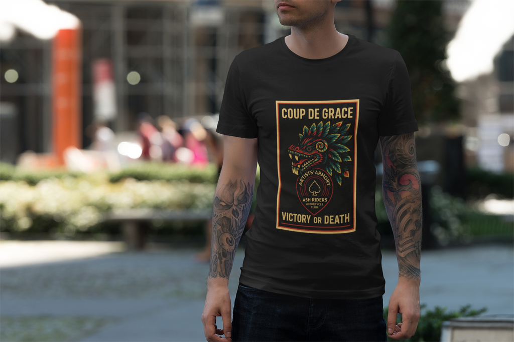 Coup De Grace Tee – Ash Riders | Artists’ Armory