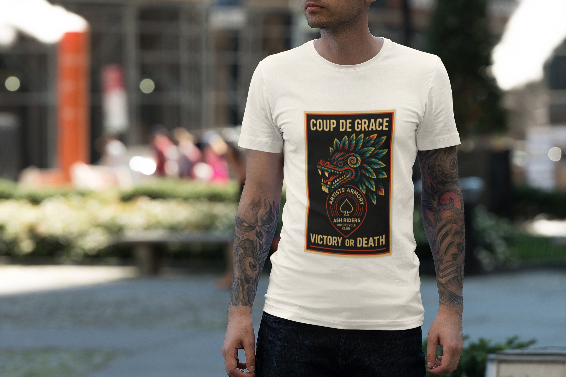 Coup De Grace Tee – Ash Riders | Artists’ Armory