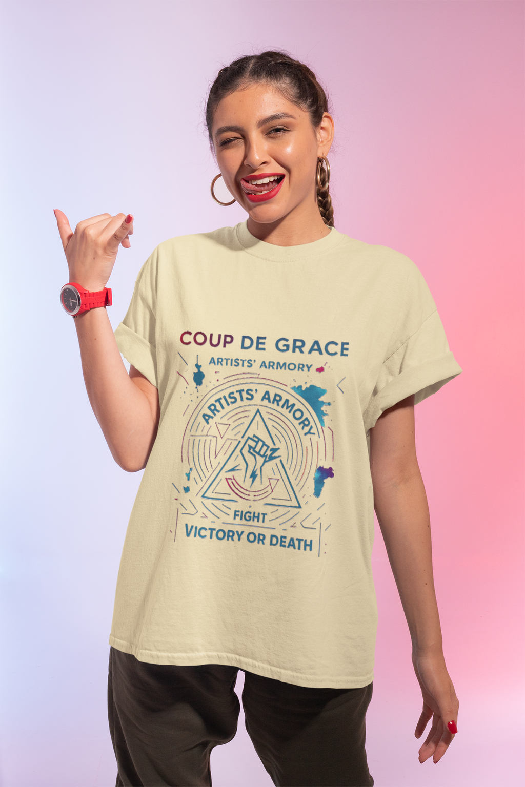 Coup de Grâce Graphic Boxy Tee | Artists’ Armory