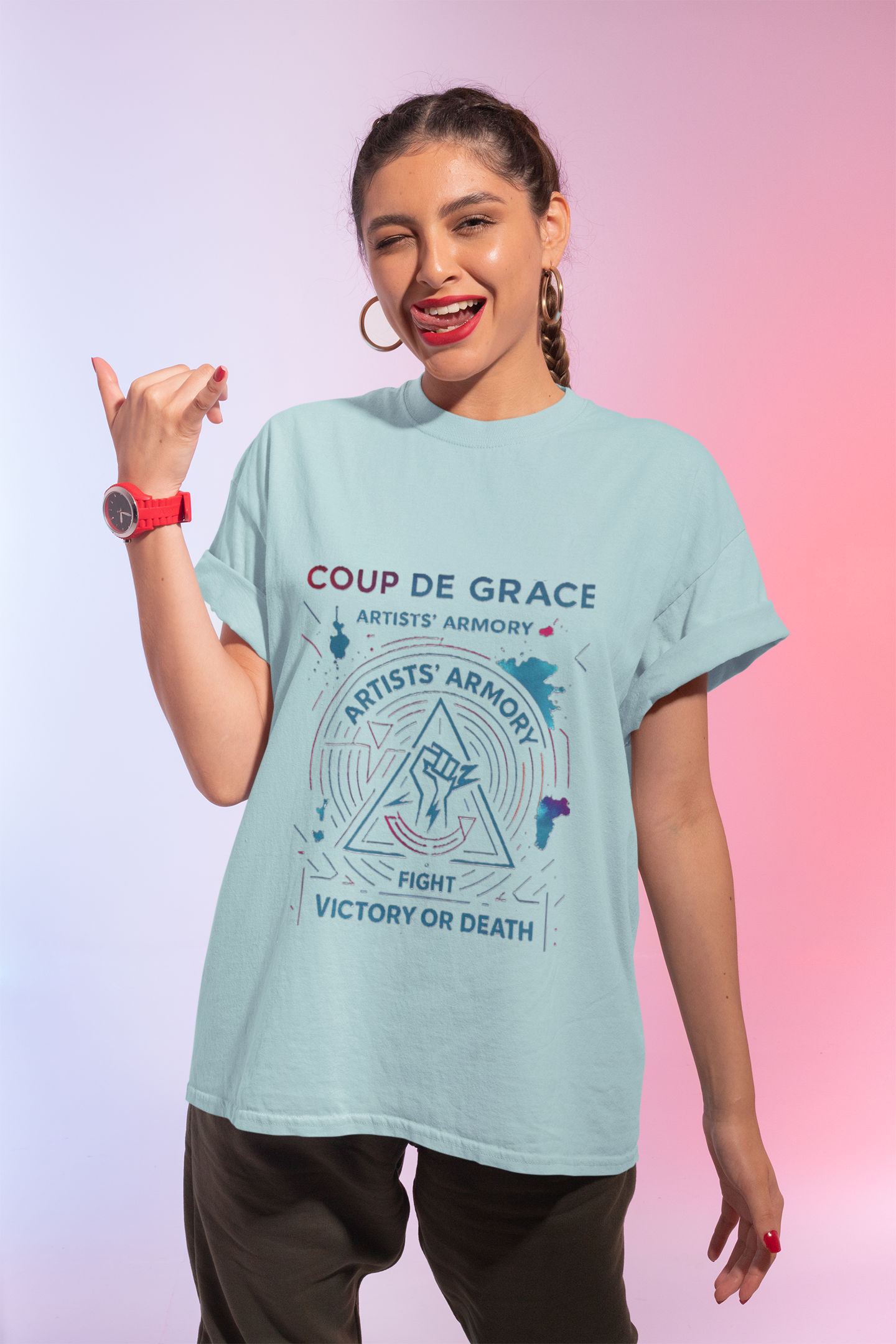 Coup de Grâce Graphic Boxy Tee | Artists’ Armory