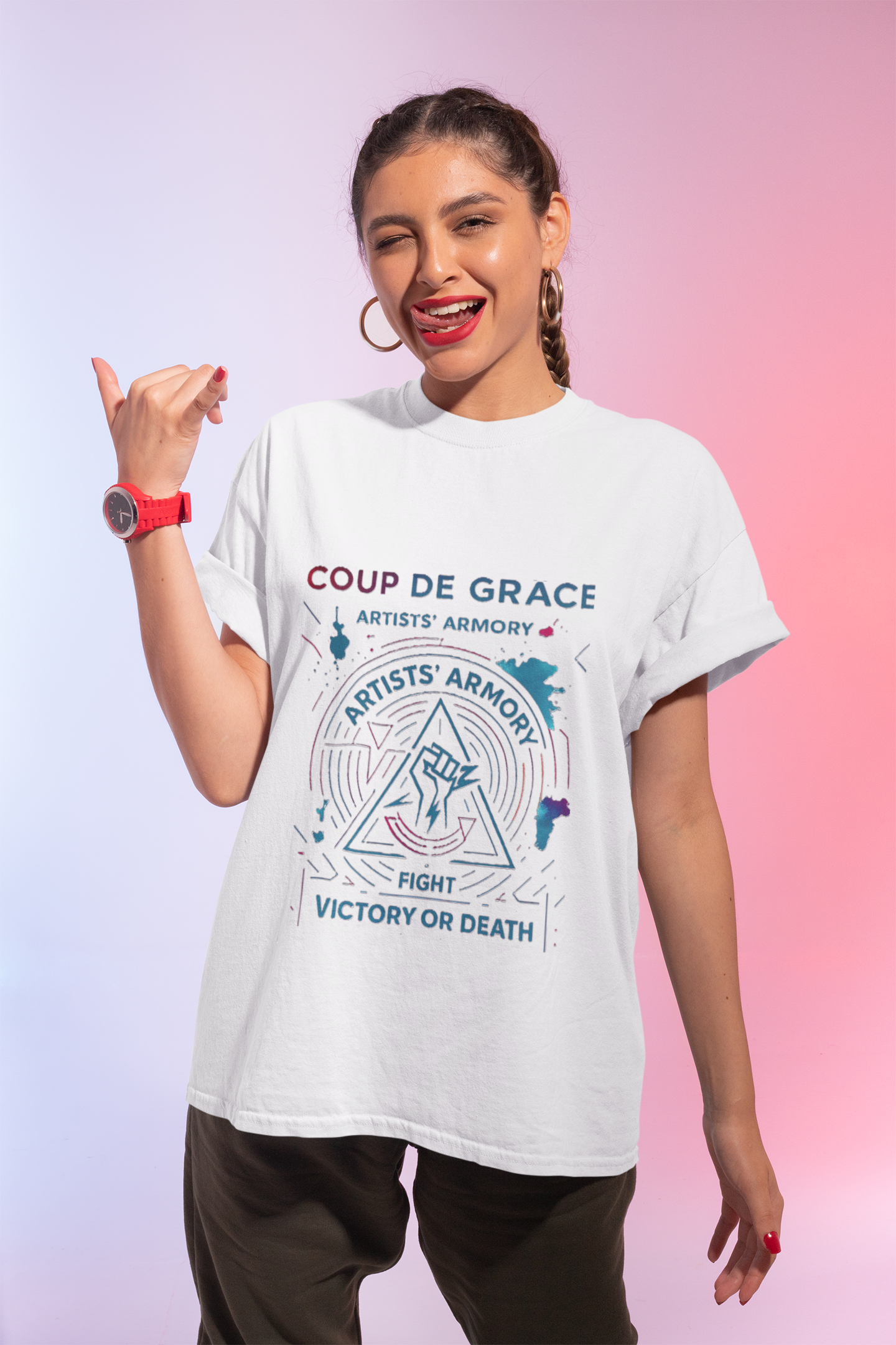 Coup de Grâce Graphic Boxy Tee | Artists’ Armory