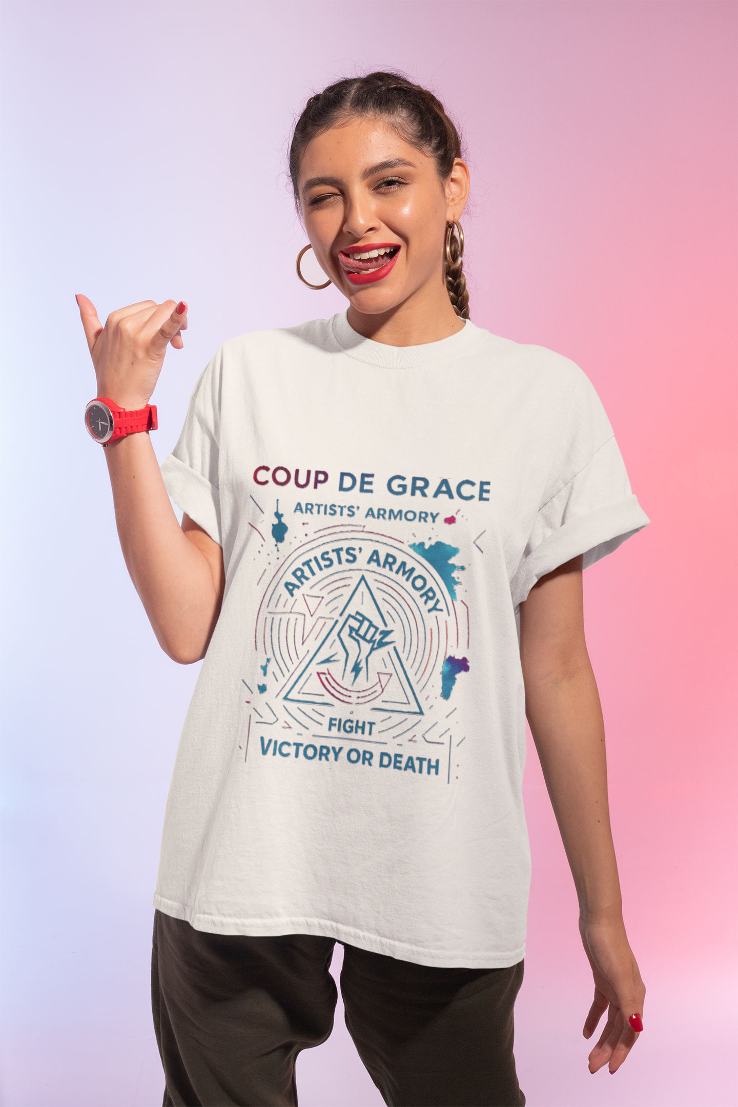 Coup de Grâce Graphic Boxy Tee | Artists’ Armory