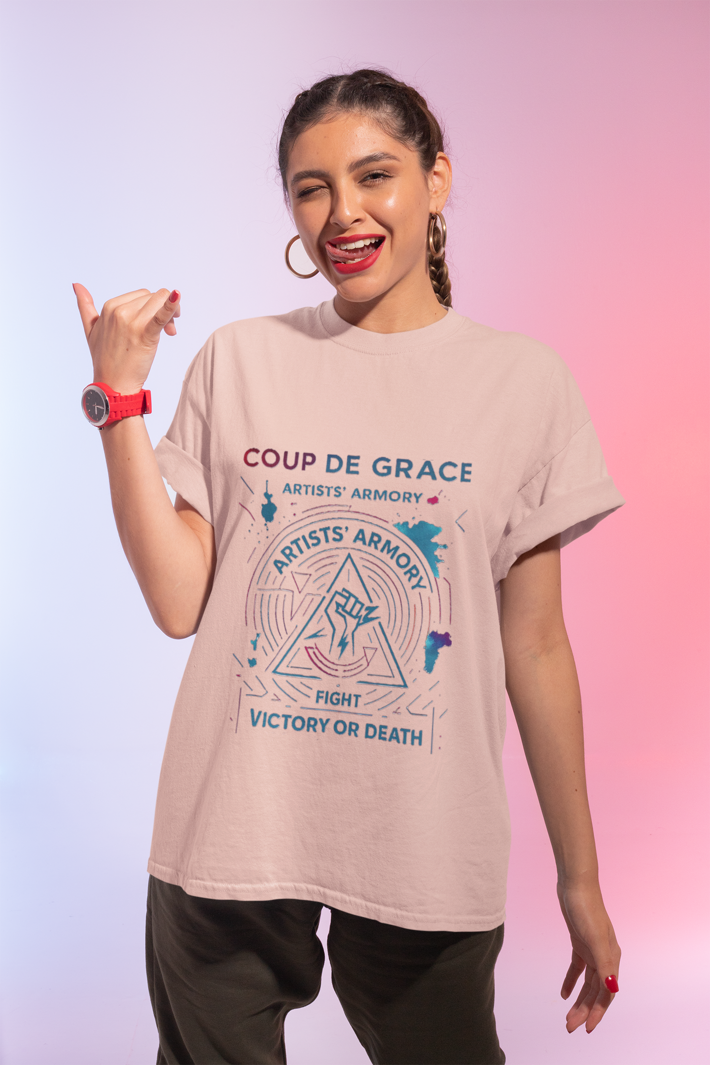 Coup de Grâce Graphic Boxy Tee | Artists’ Armory