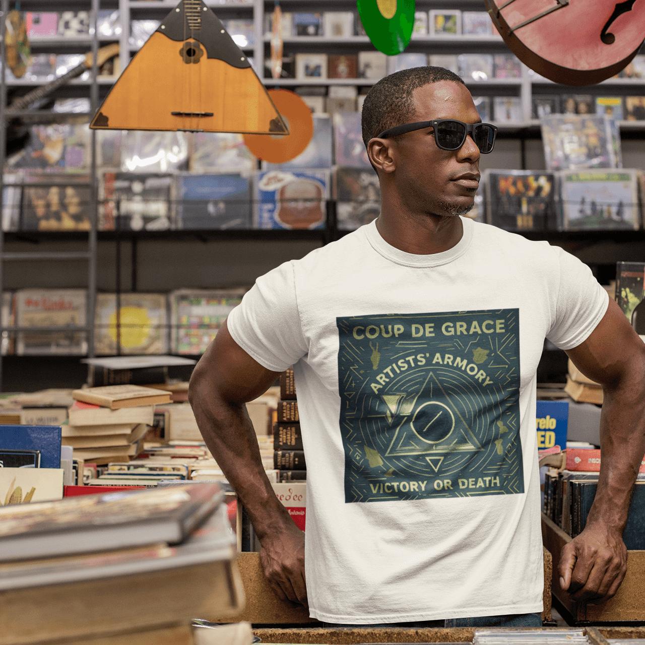 Coup de Grâce Green Pyramid Tee | Artists’ Armory
