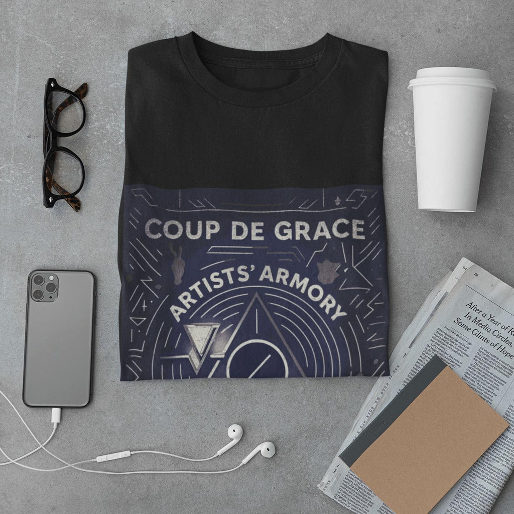 Coup de Grâce Indigo Pyramid Tee | Artists’ Armory