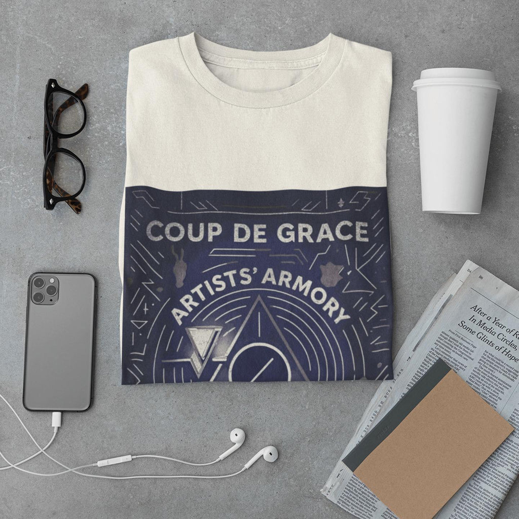 Coup de Grâce Indigo Pyramid Tee | Artists’ Armory