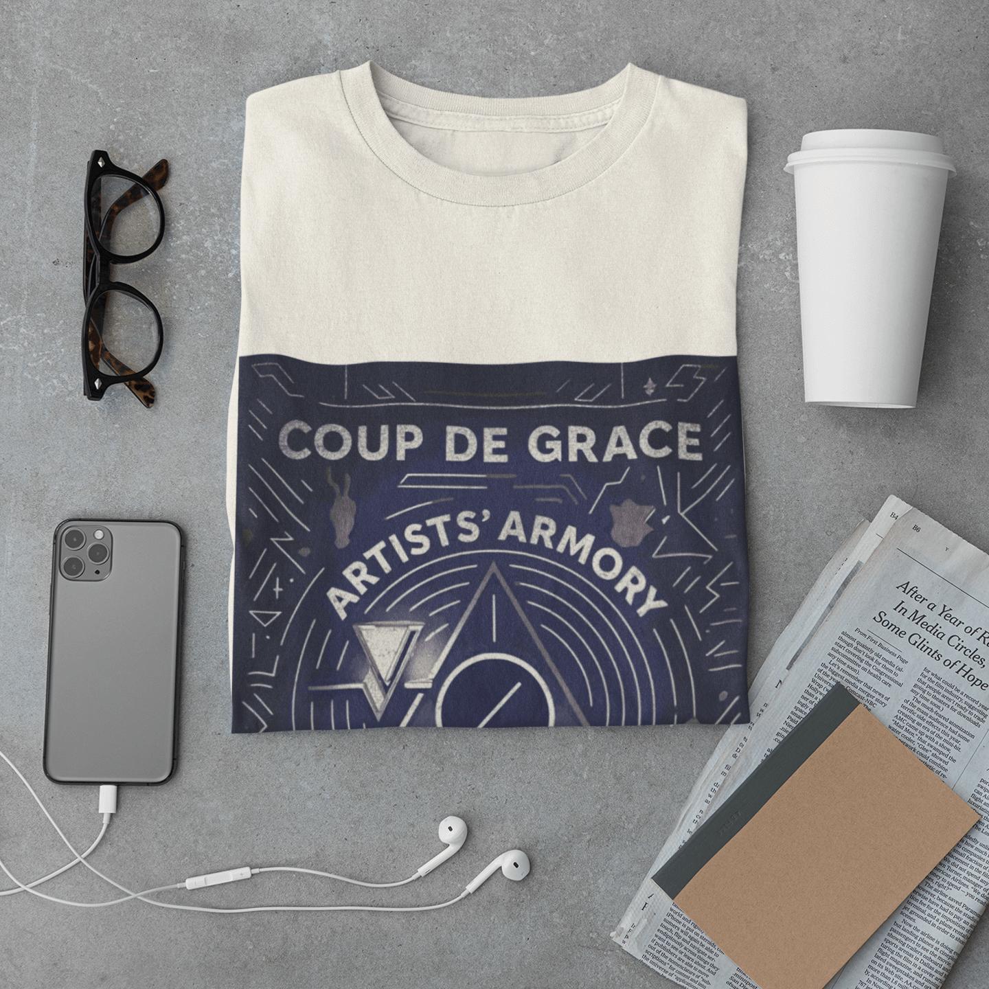 Coup de Grâce Indigo Pyramid Tee | Artists’ Armory