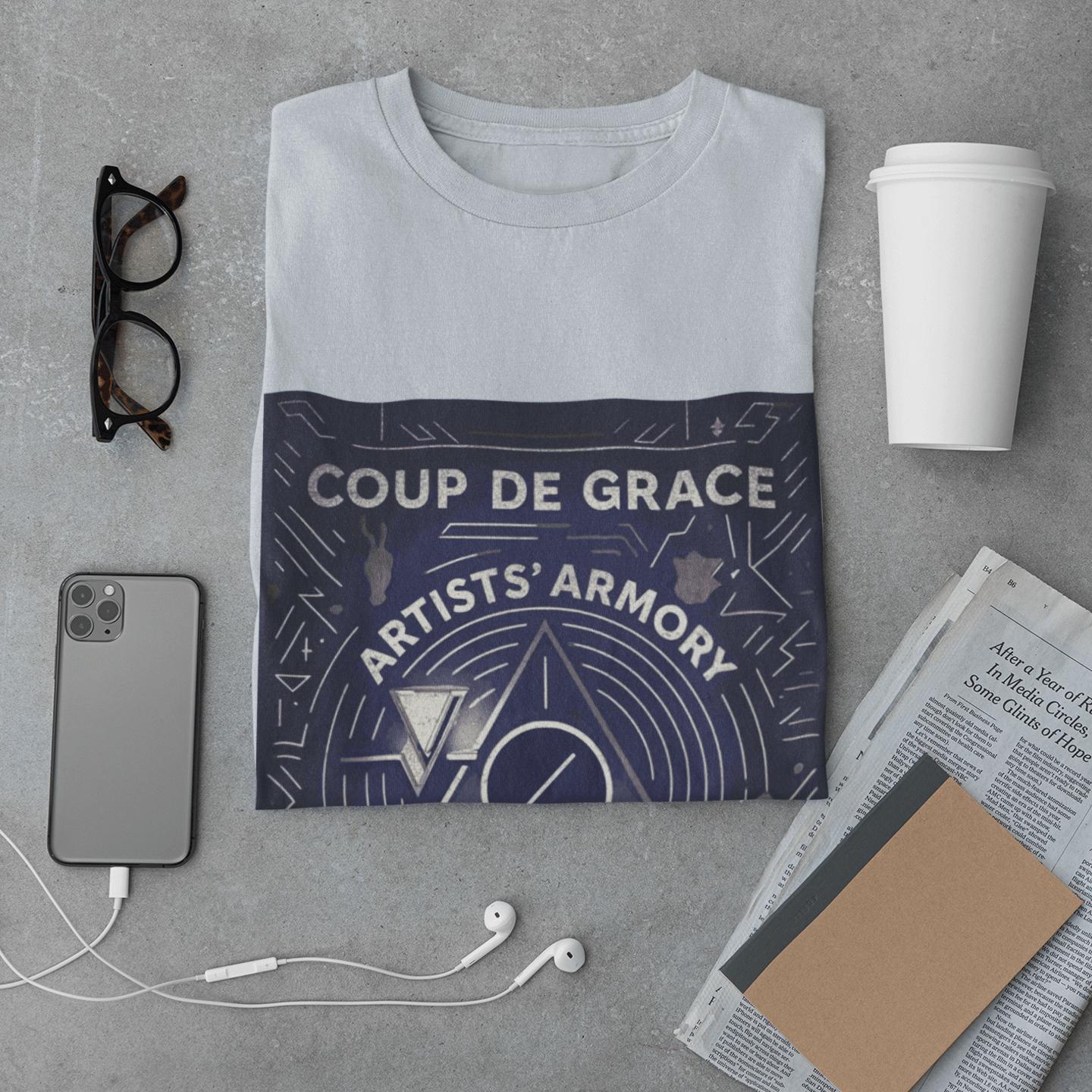 Coup de Grâce Indigo Pyramid Tee | Artists’ Armory