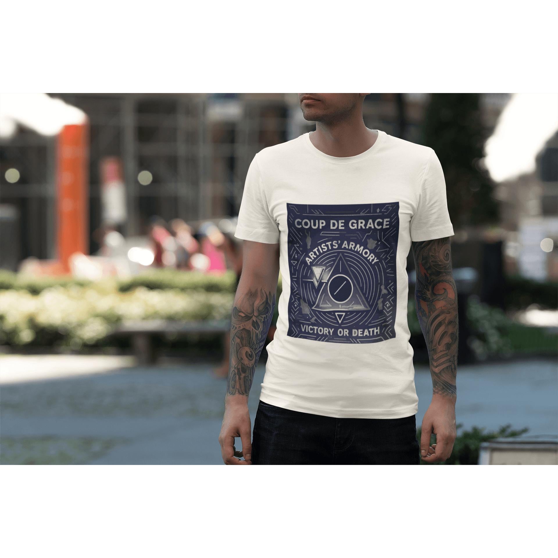 Coup de Grâce Indigo Pyramid Tee | Artists’ Armory