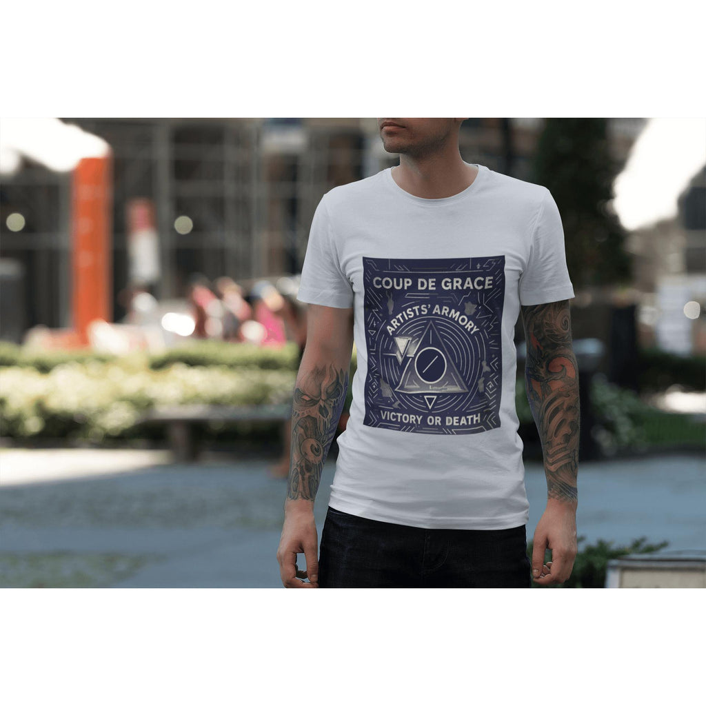 Coup de Grâce Indigo Pyramid Tee | Artists’ Armory