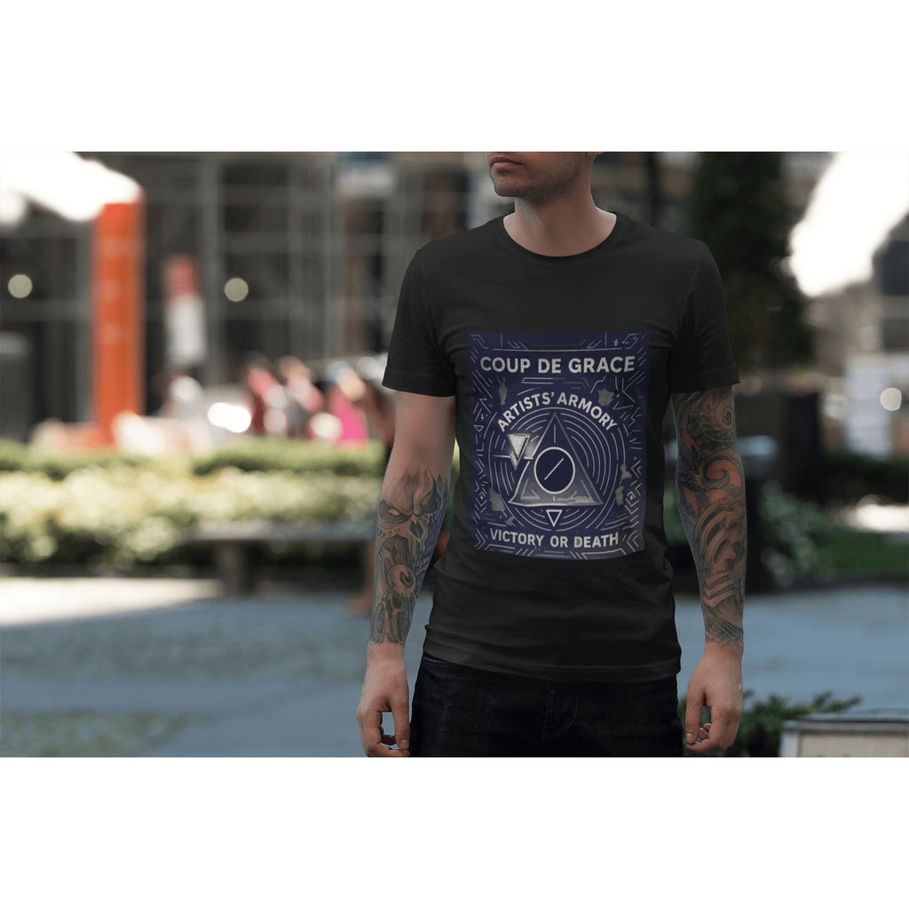 Coup de Grâce Indigo Pyramid Tee | Artists’ Armory