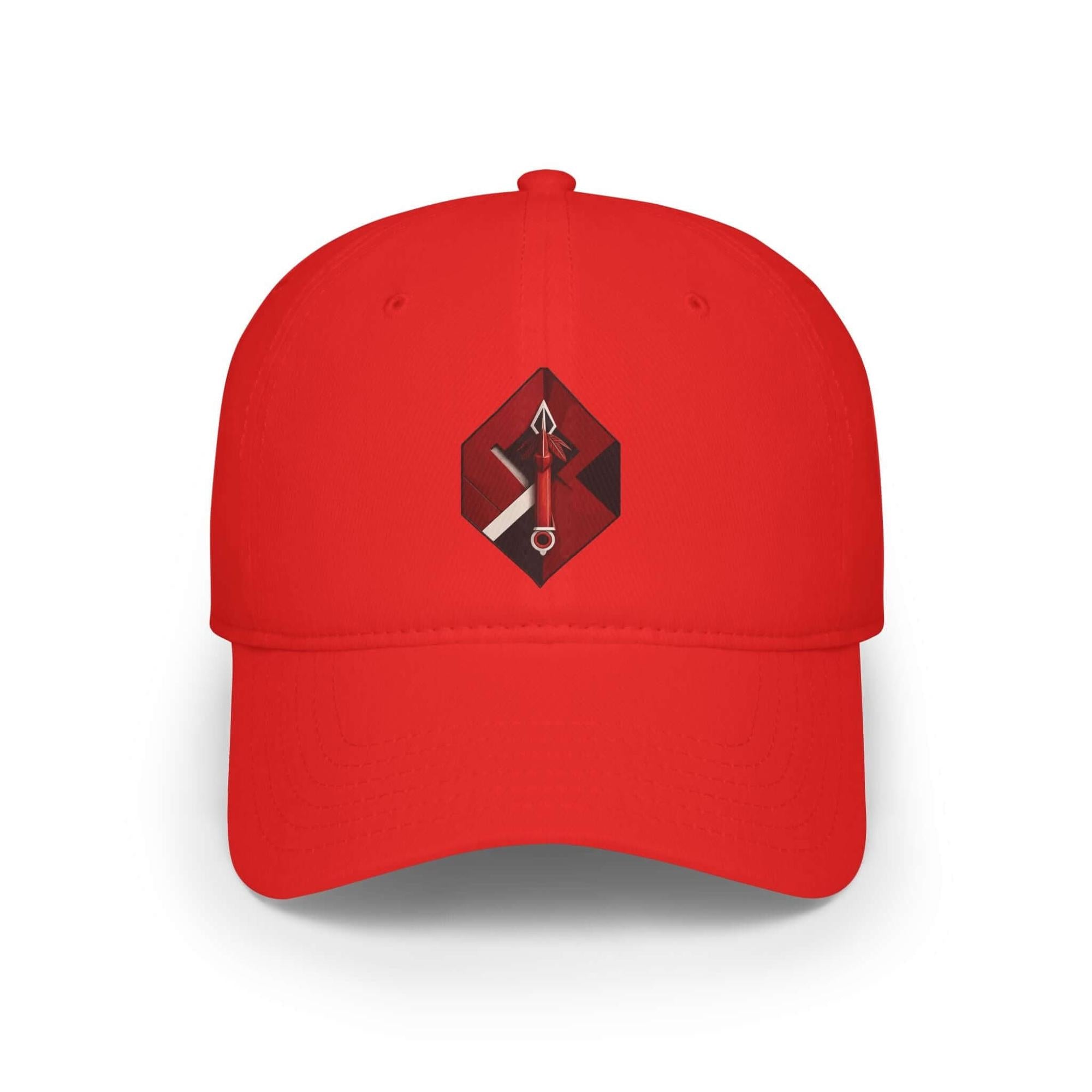 Cyber Hexa Shield Red-Black Hat | Artists' Armory