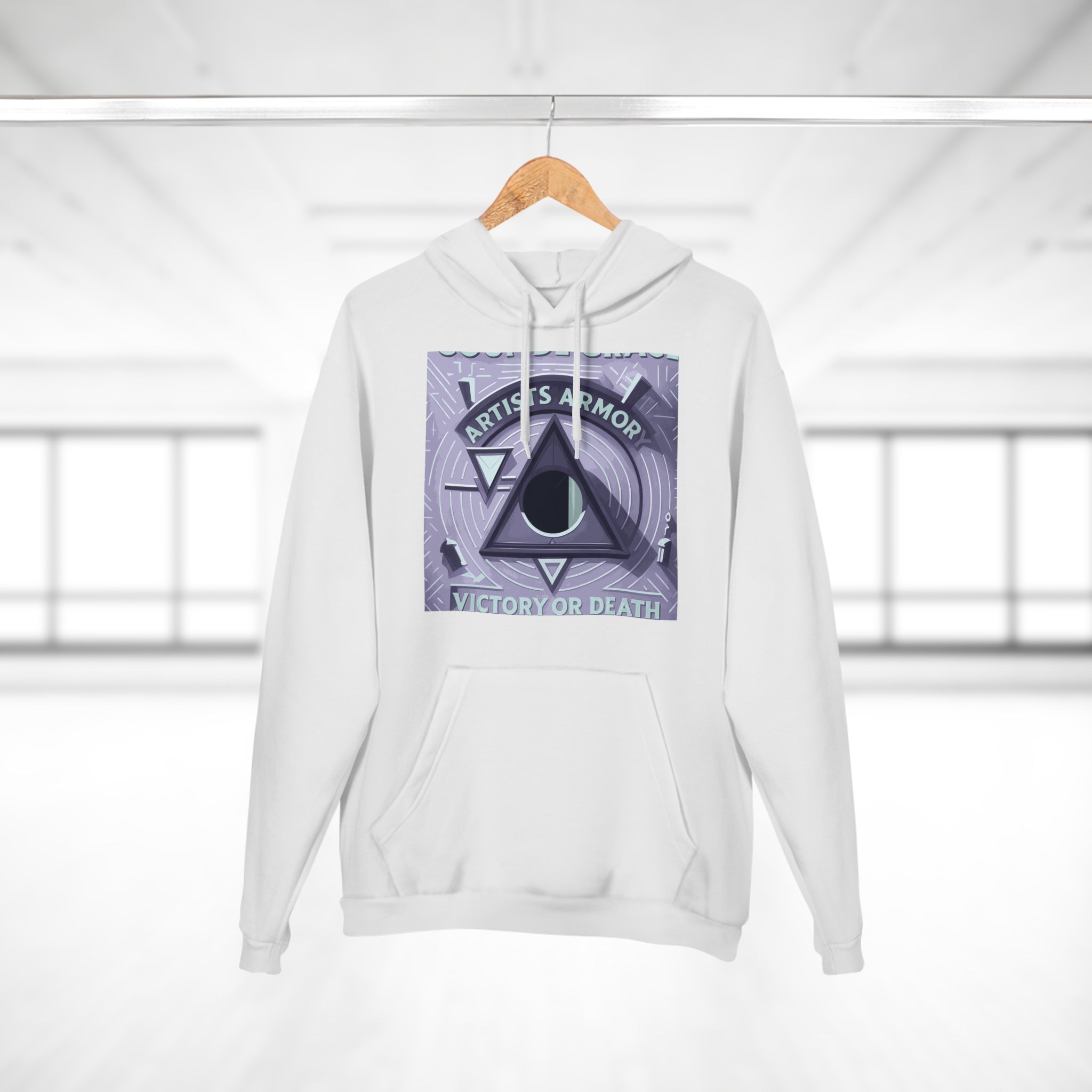 Fly Pyramid Hoodie | Indigo Cosmic Streetwear | Artists' Armory