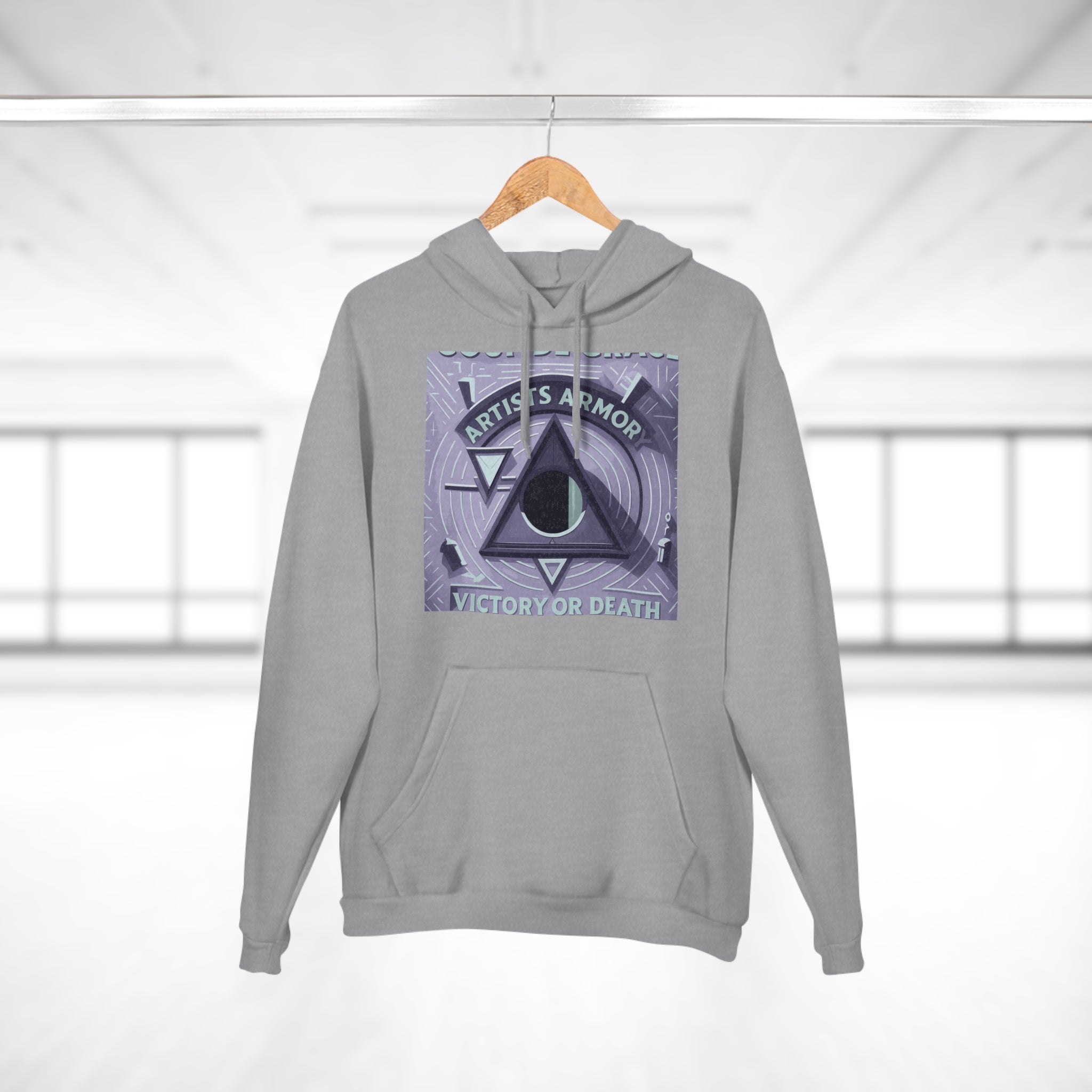 Fly Pyramid Hoodie | Indigo Cosmic Streetwear | Artists' Armory