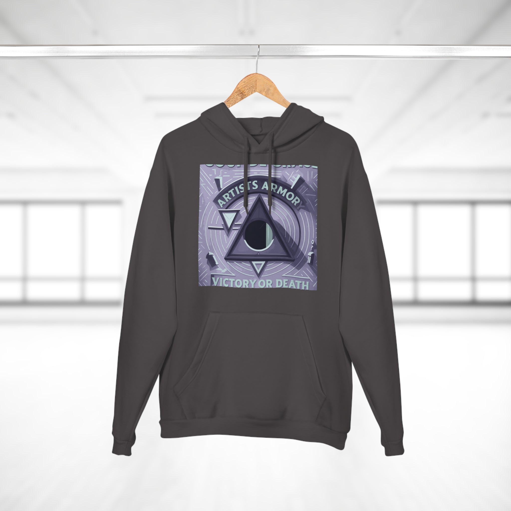 Fly Pyramid Hoodie | Indigo Cosmic Streetwear | Artists' Armory