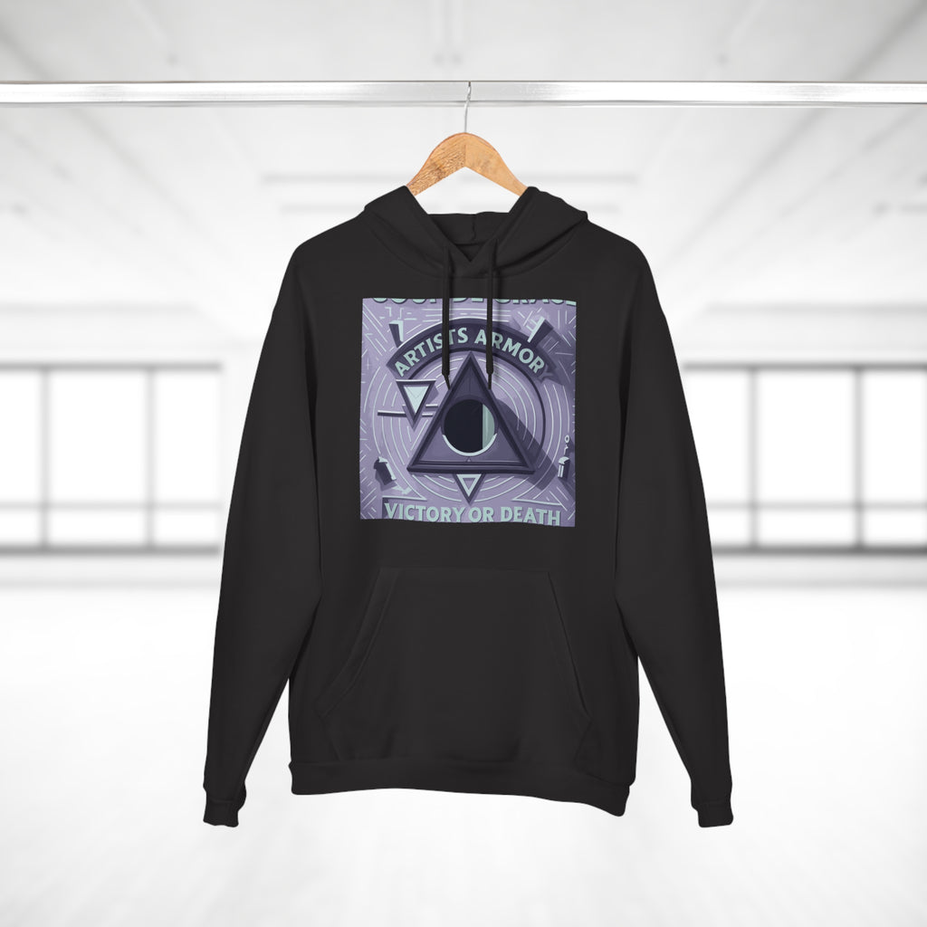 Fly Pyramid Hoodie | Indigo Cosmic Streetwear | Artists' Armory