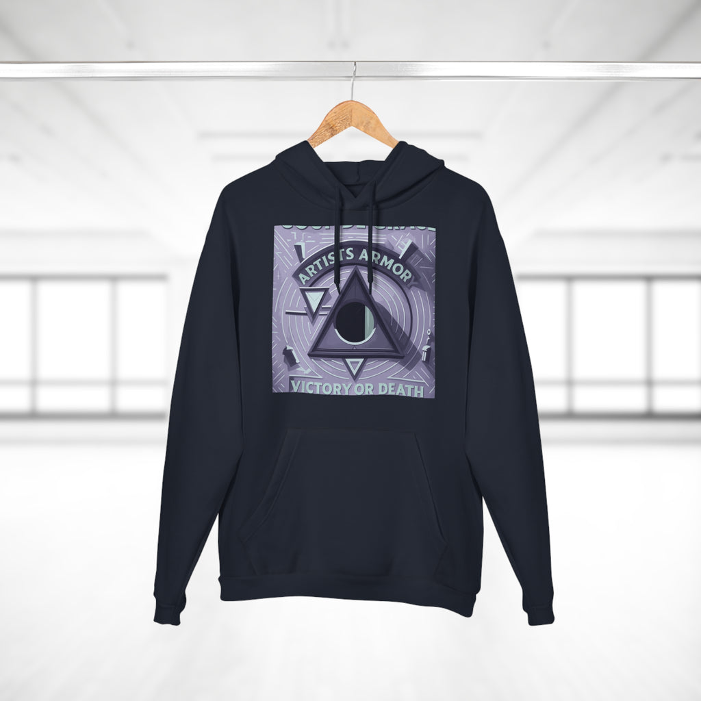 Fly Pyramid Hoodie | Indigo Cosmic Streetwear | Artists' Armory