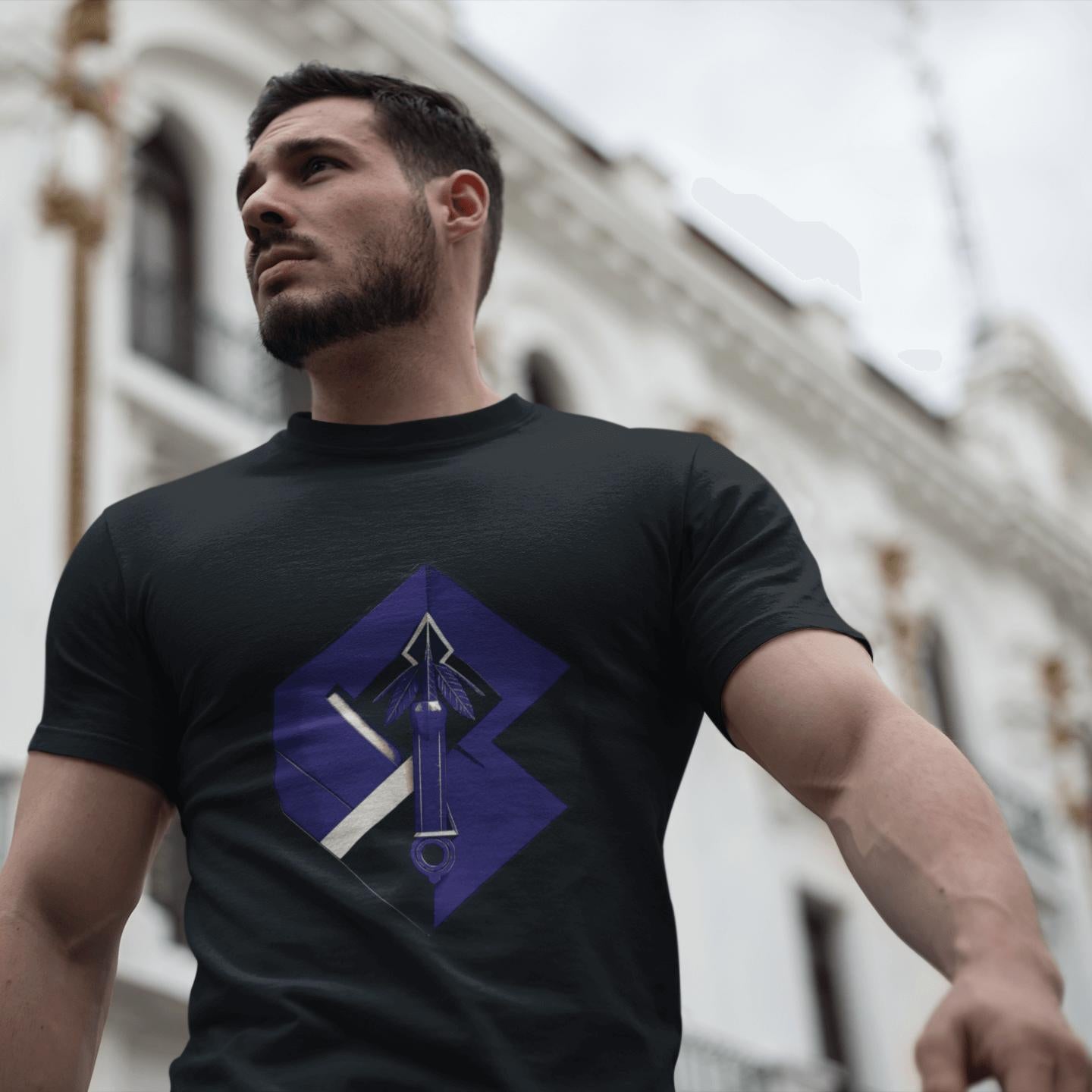 Hexa-Shield Blue Tee | Artists’ Armory