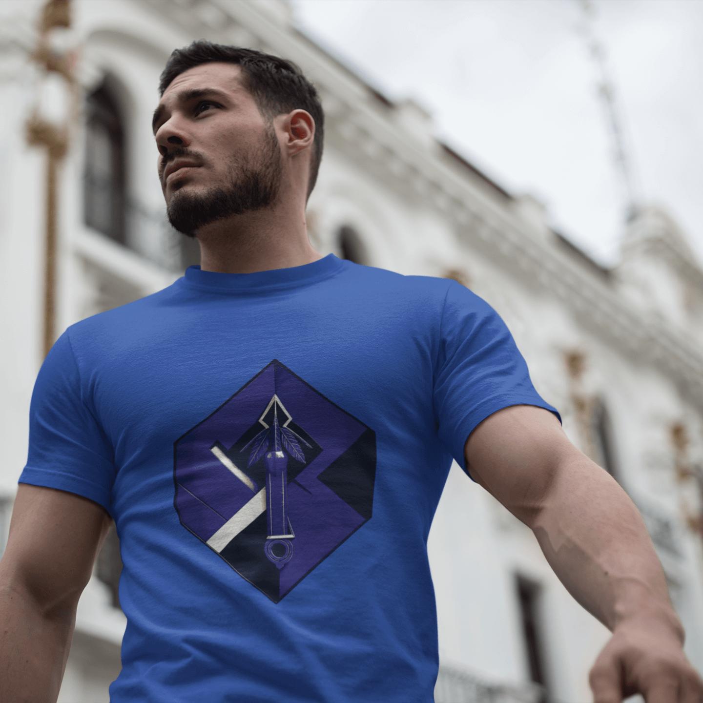 Hexa-Shield Blue Tee | Artists’ Armory